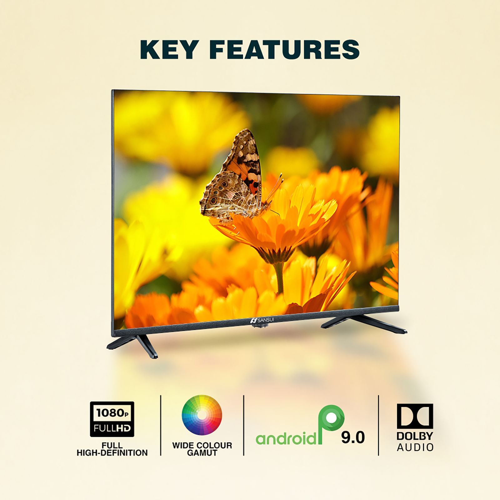 SANSUI 102 cm (40 inch) Full HD Smart Android TV with Dolby Audio (2021 model) SANSUI 102 cm (40 inch) Full HD Smart Android TV with Dolby Audio (2021 model)_8