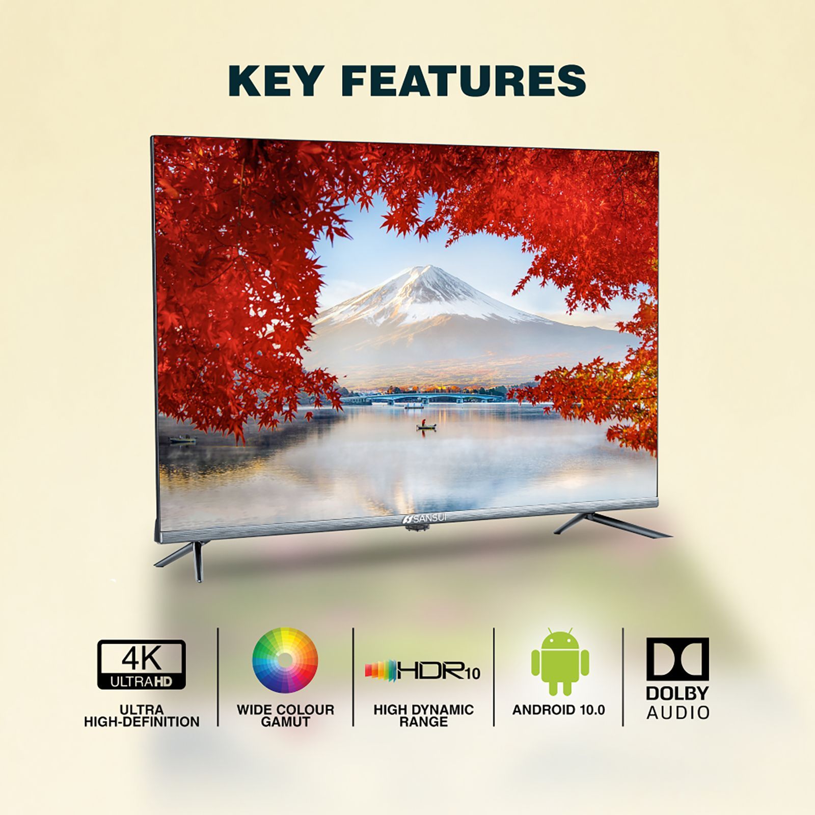SANSUI 109 cm (43 inch) 4K Ultra HD LED Android TV with Dolby Atmos (2022 model) SANSUI 109 cm (43 inch) 4K Ultra HD LED Android TV with Dolby Atmos (2022 model)_16