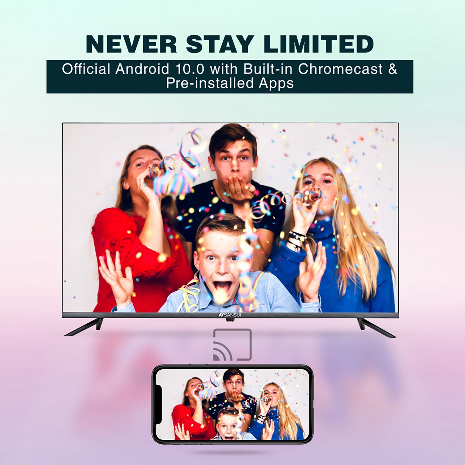 SANSUI 109 cm (43 inch) 4K Ultra HD LED Android TV with Dolby Atmos (2022 model) SANSUI 109 cm (43 inch) 4K Ultra HD LED Android TV with Dolby Atmos (2022 model)_17