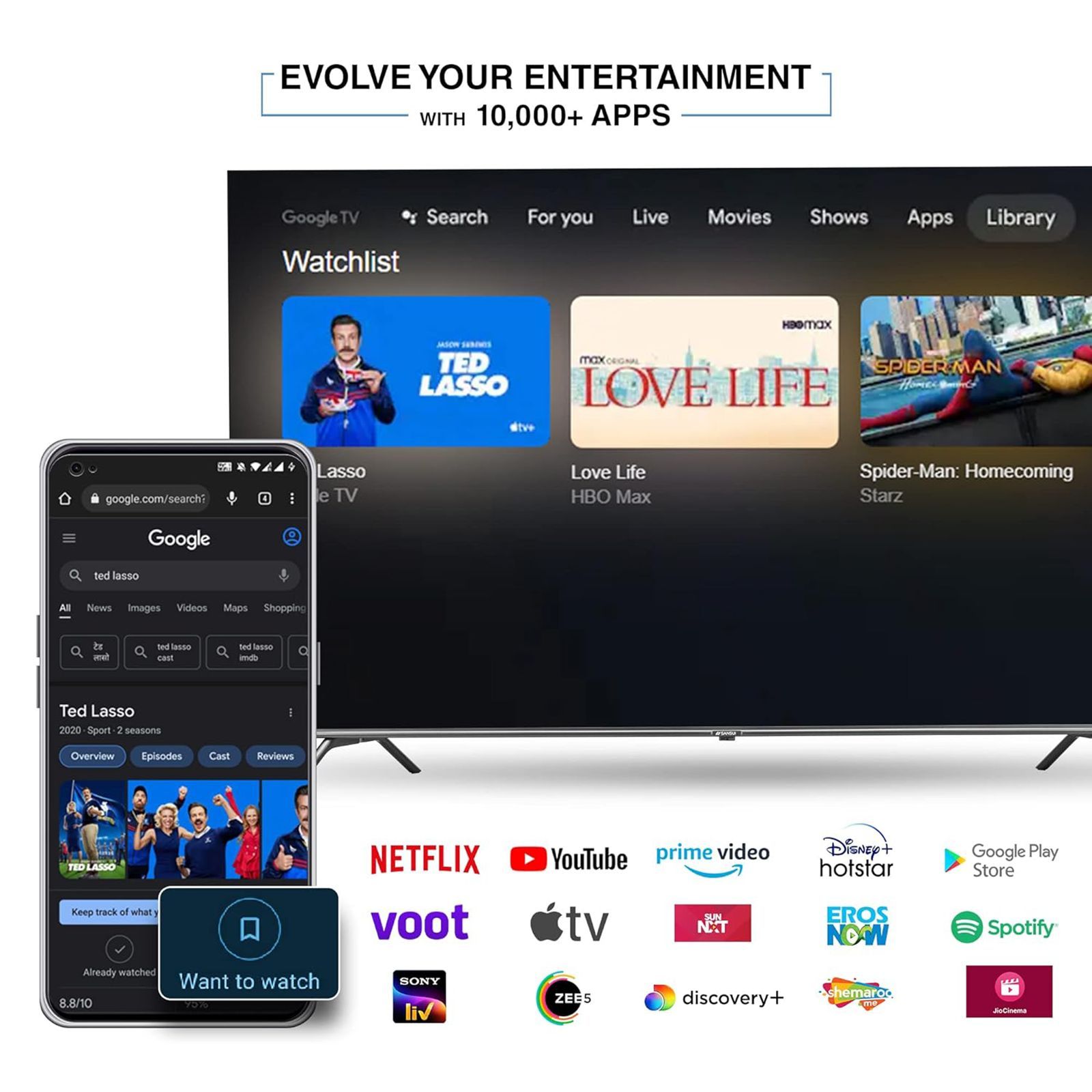 SANSUI 165 cm (65 inch) QLED 4K Ultra HD Google TV with Dolby Vision & Dolby Atmos (2022 model) SANSUI 165 cm (65 inch) QLED 4K Ultra HD Google TV with Dolby Vision & Dolby Atmos (2022 model)_13