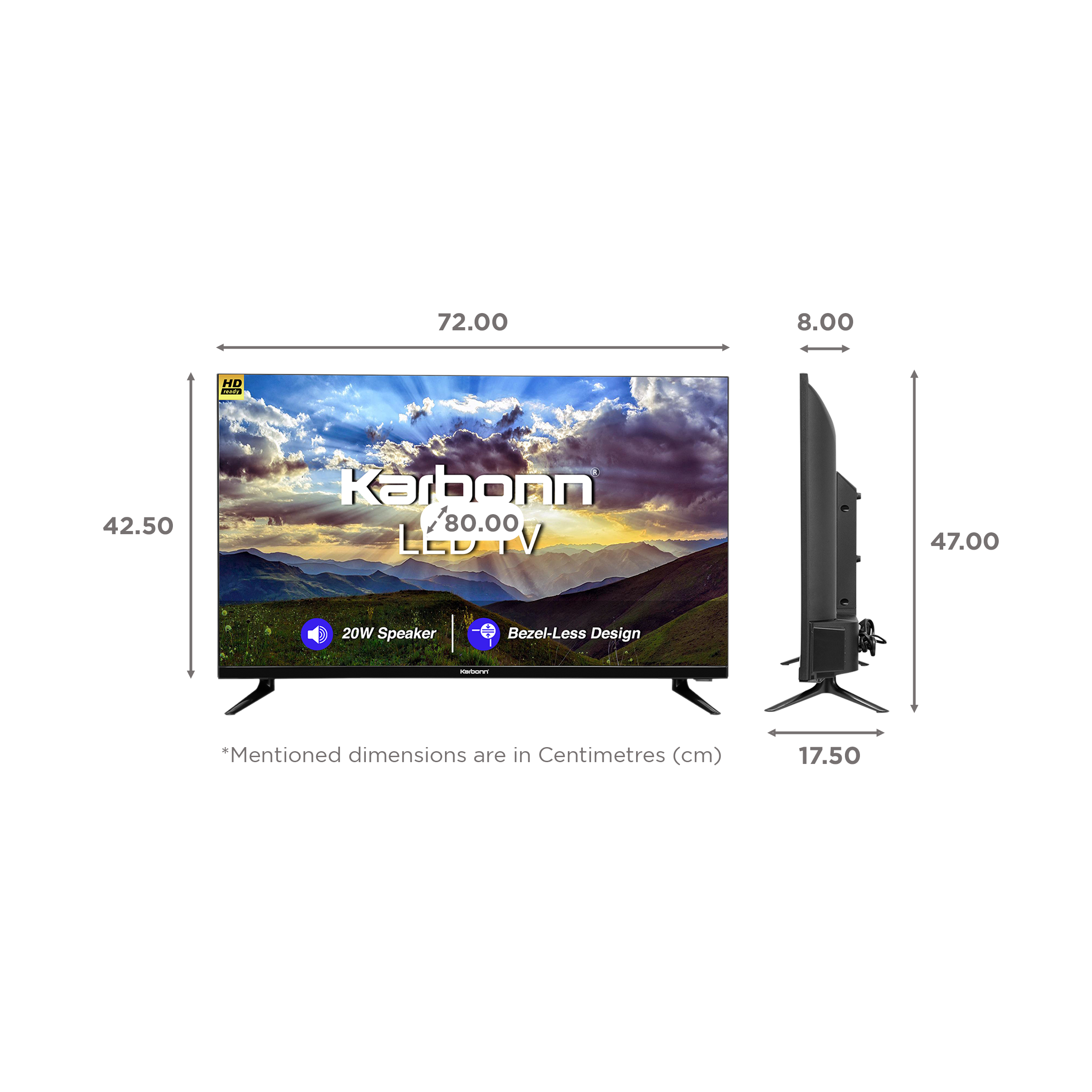 Karbonn 80 cm (32 inch) HD Ready TV with 20W Speaker (2022 model)_2