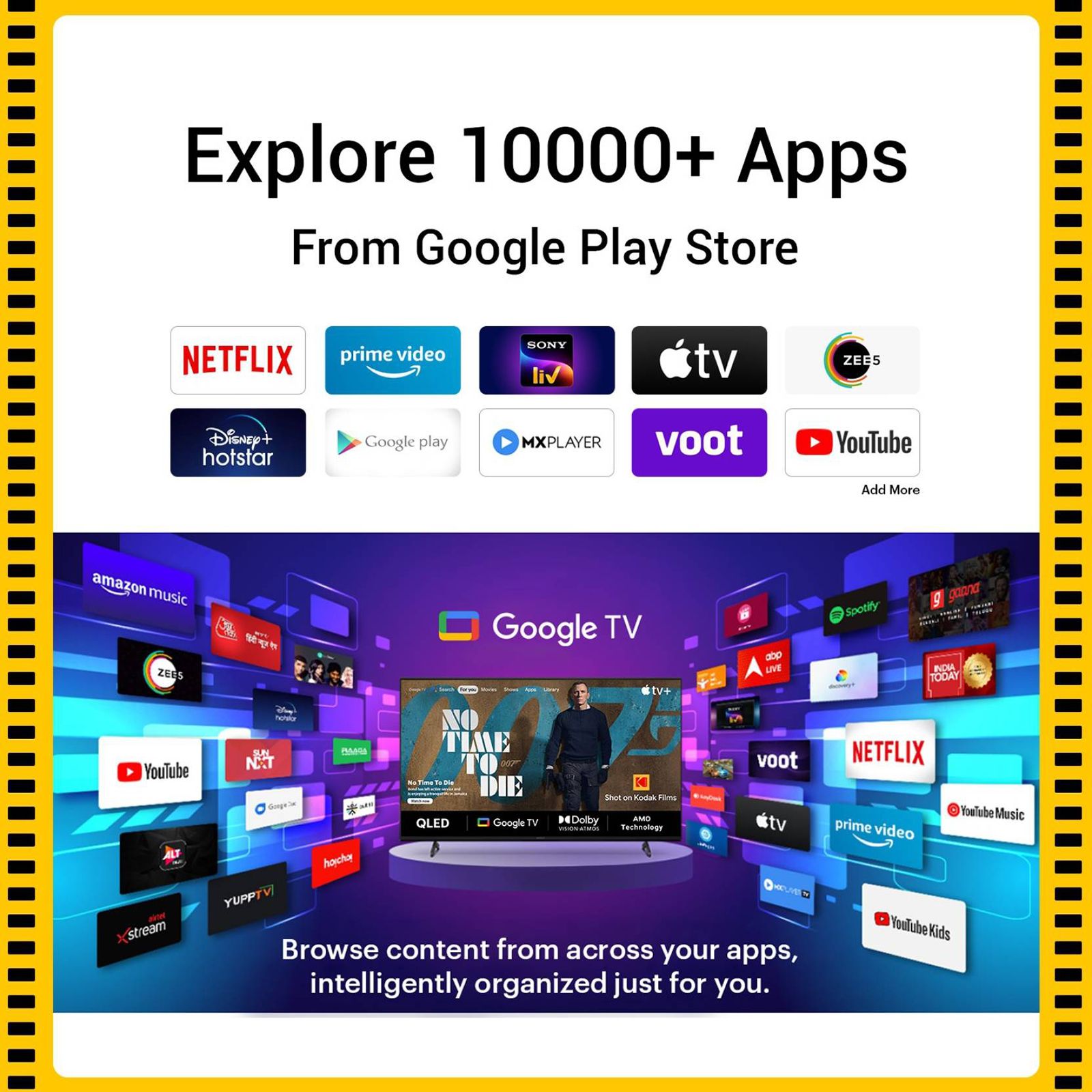 KODAK Matrix 126 cm (50 inch) QLED 4K Ultra HD Google TV with DTS TruSurround Technology (2022 model)_20