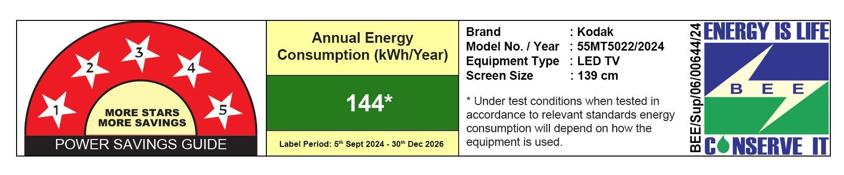KODAK Matrix 139 cm (55 inch) QLED 4K Ultra HD Google TV with DTS TruSurround Technology (2022 model)_4