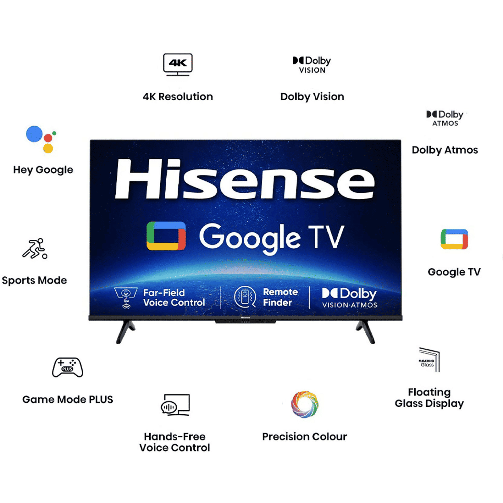 Hisense Bezelless 190 cm (75 inch) LED 4K Ultra HD Google TV with Dolby Vision (2022 model) Hisense Bezelless 190 cm (75 inch) LED 4K Ultra HD Google TV with Dolby Vision (2022 model)_16