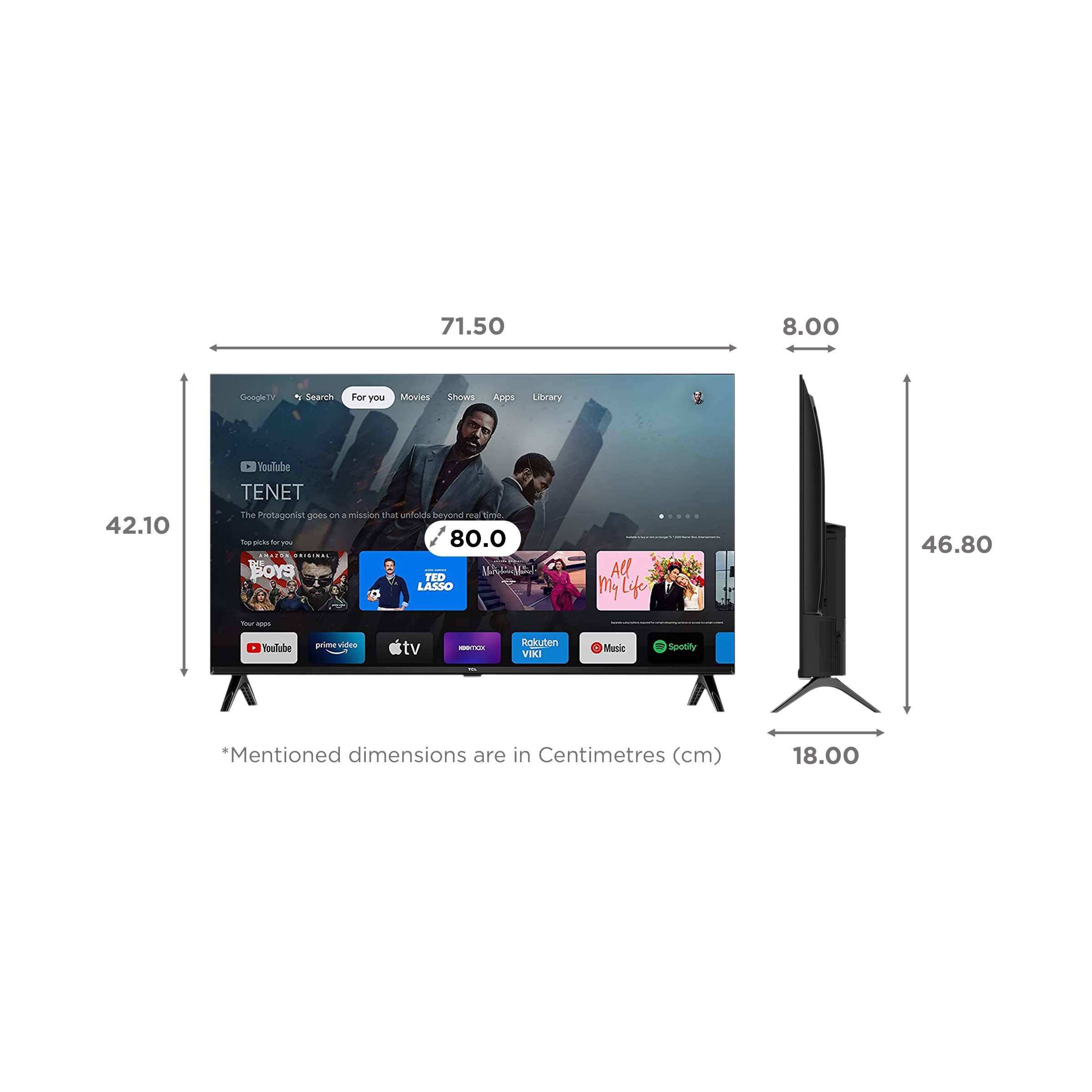 TCL S5400 80 cm (32 inch) Full HD LED Smart Android TV with Google Assistant (2022 model) TCL S5400 80 cm (32 inch) Full HD LED Smart Android TV with Google Assistant (2022 model)_2