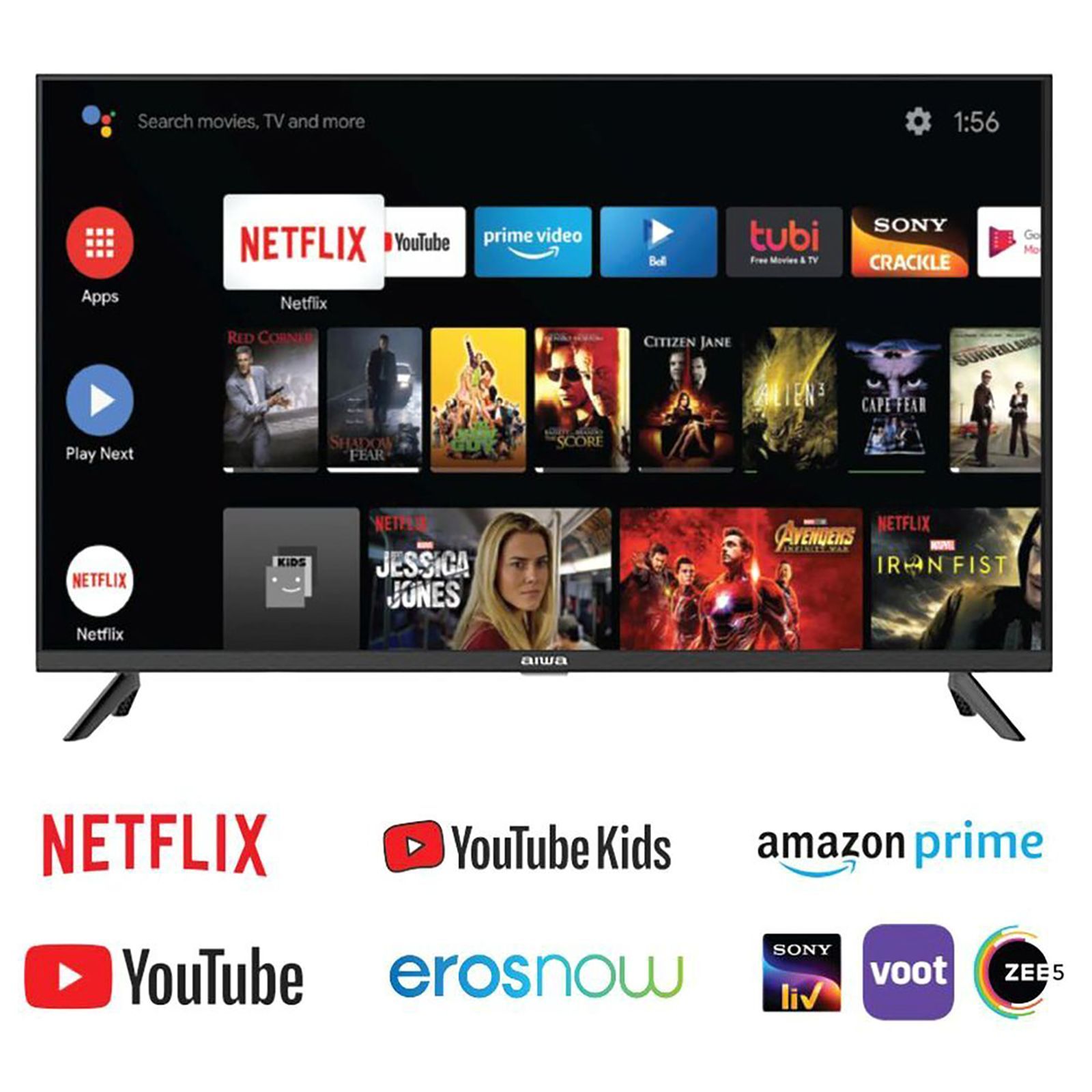 aiwa Magnifiq 81 cm (32 inch) HD Ready LED Smart Android TV with Google Voice Search (2022 model)_14