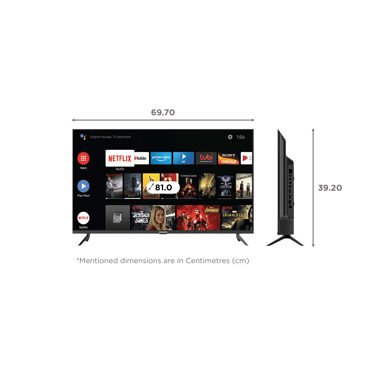 aiwa Magnifiq 81 cm (32 inch) HD Ready LED Smart Android TV with Google Voice Search (2022 model)_2