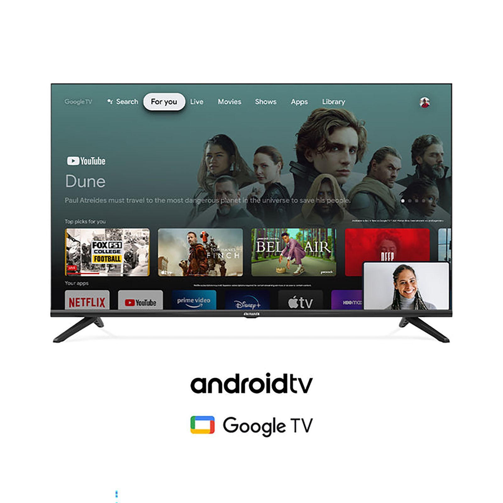 aiwa Magnifiq 108 cm (43 inch) 4K Ultra HD LED Android TV with Dolby Vision (2022 Model)_12