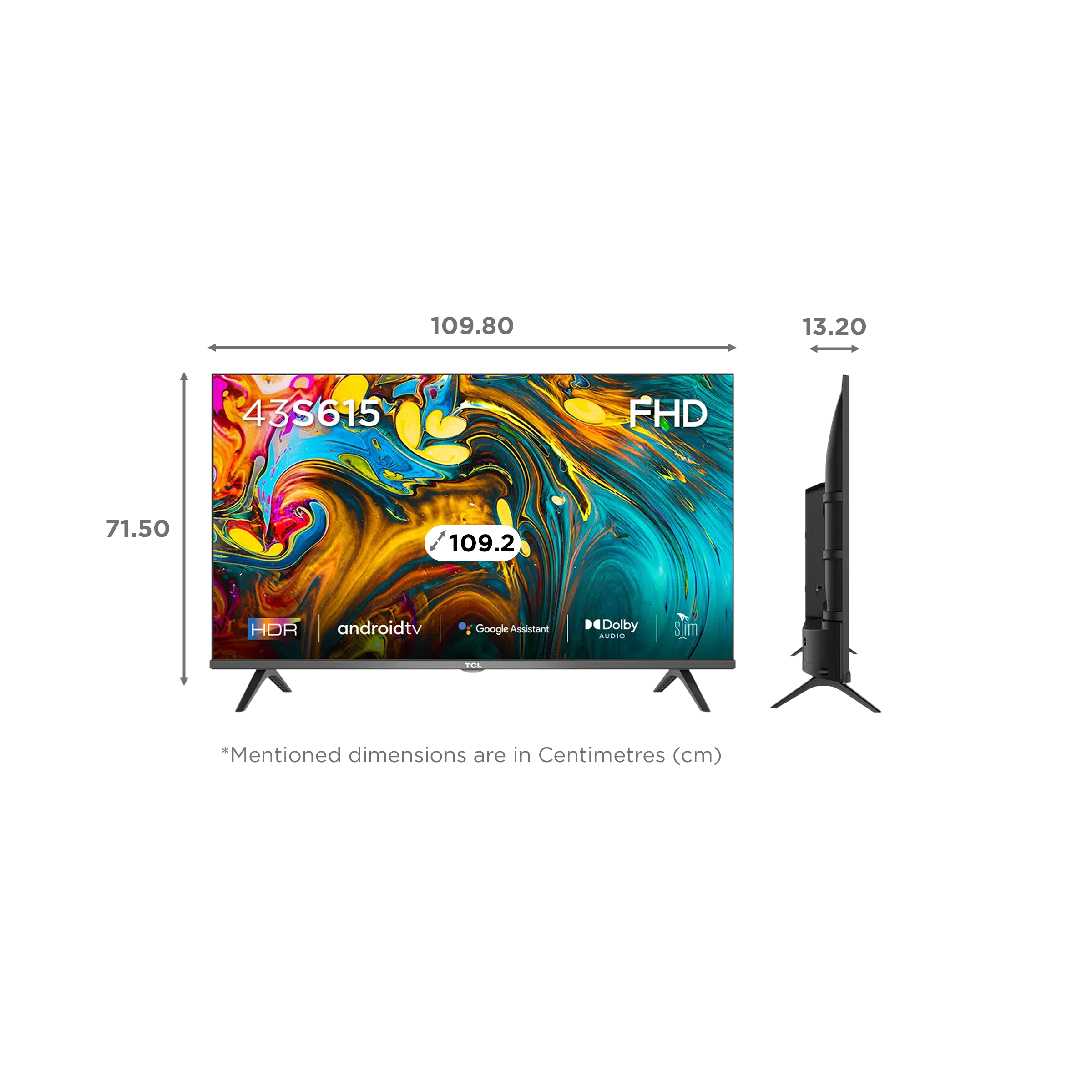 TCL S Series 109.22 cm (43 inch) Full HD Ready LED Smart Android TV with Google Assistant TCL S Series 109.22 cm (43 inch) Full HD Ready LED Smart Android TV with Google Assistant_2