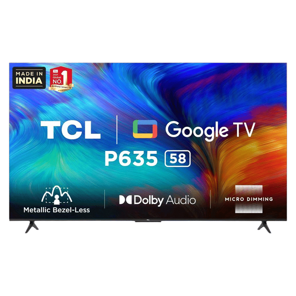 TCL P Series 147 cm (58 inch) 4K Ultra HD LED Smart Android TV with Google Assistant (2022 model) TCL P Series 147 cm (58 inch) 4K Ultra HD LED Smart Android TV with Google Assistant (2022 model)_1