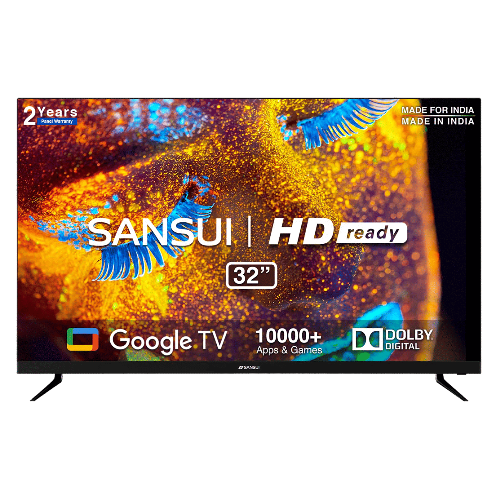 SANSUI 80 cm (32 inch) HD Ready LED Smart Google TV with Dolby Audio (2023 model) SANSUI 80 cm (32 inch) HD Ready LED Smart Google TV with Dolby Audio (2023 model)_1