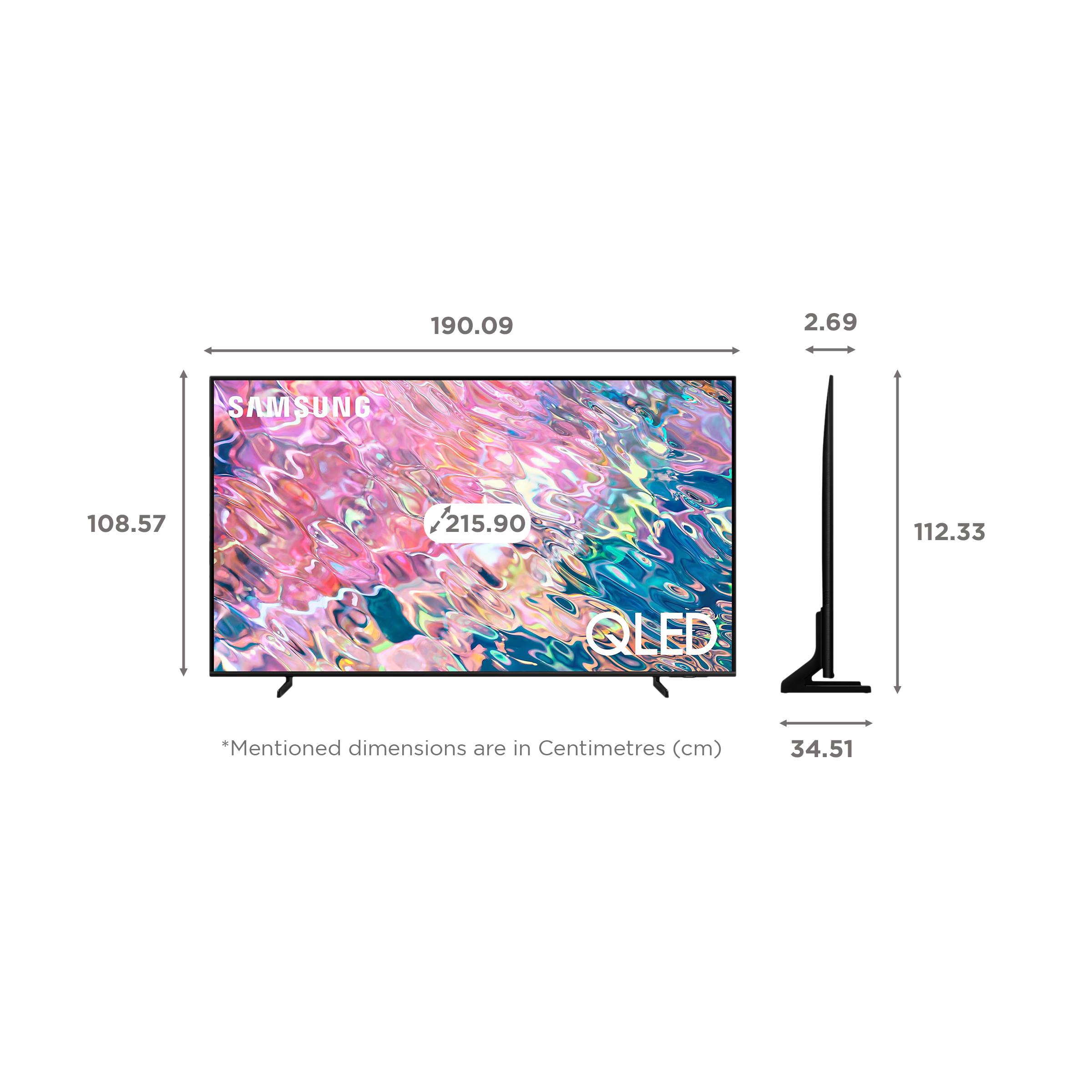 SAMSUNG Series 6 215.9 cm (85 inch) QLED 4K Smart Tizen TV with Alexa Compatibility SAMSUNG Series 6 215.9 cm (85 inch) QLED 4K Smart Tizen TV with Alexa Compatibility_2