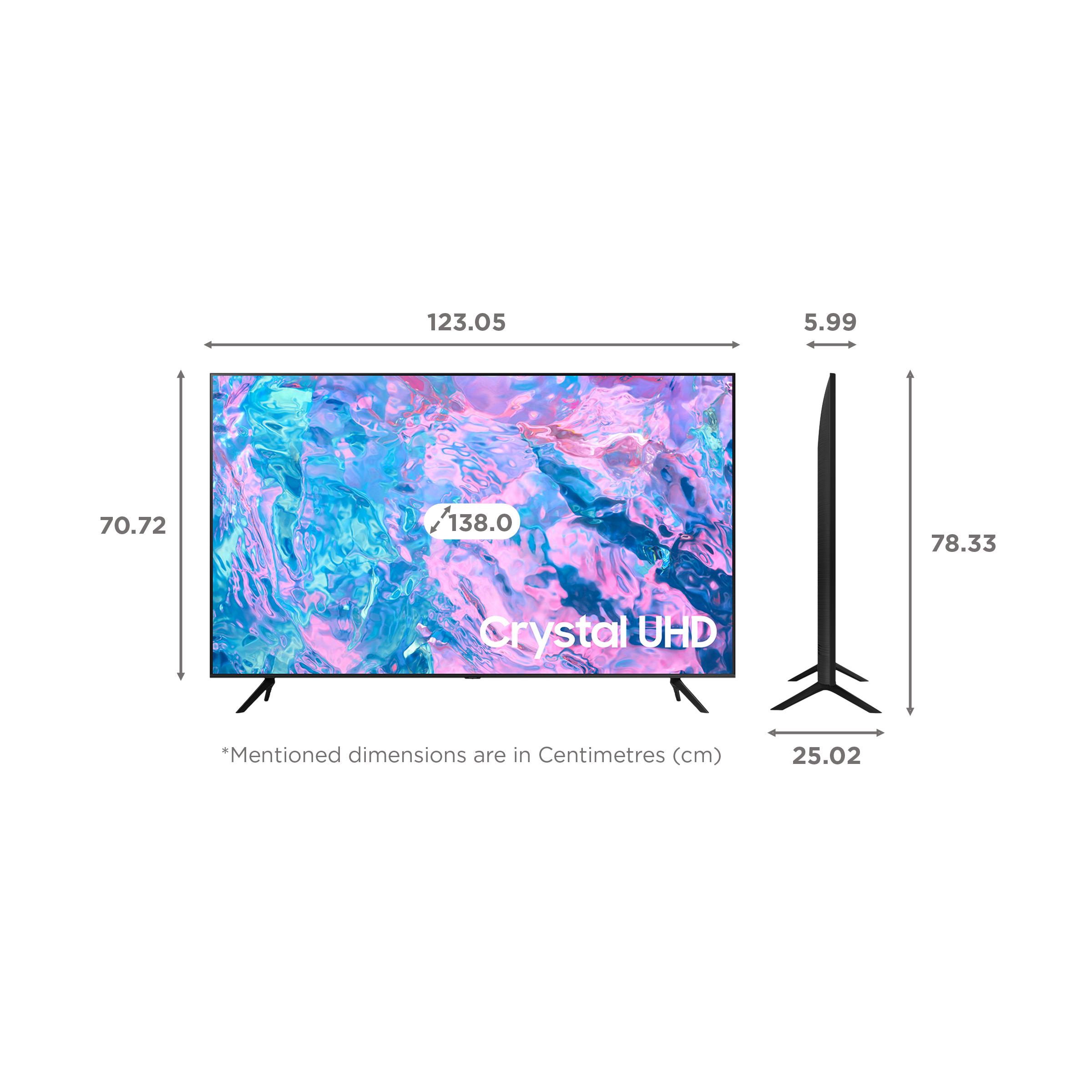 SAMSUNG 7 Series 138 cm (55 inch) 4K Ultra HD LED Tizen OS TV with Pur Color SAMSUNG 7 Series 138 cm (55 inch) 4K Ultra HD LED Tizen OS TV with Pur Color_2