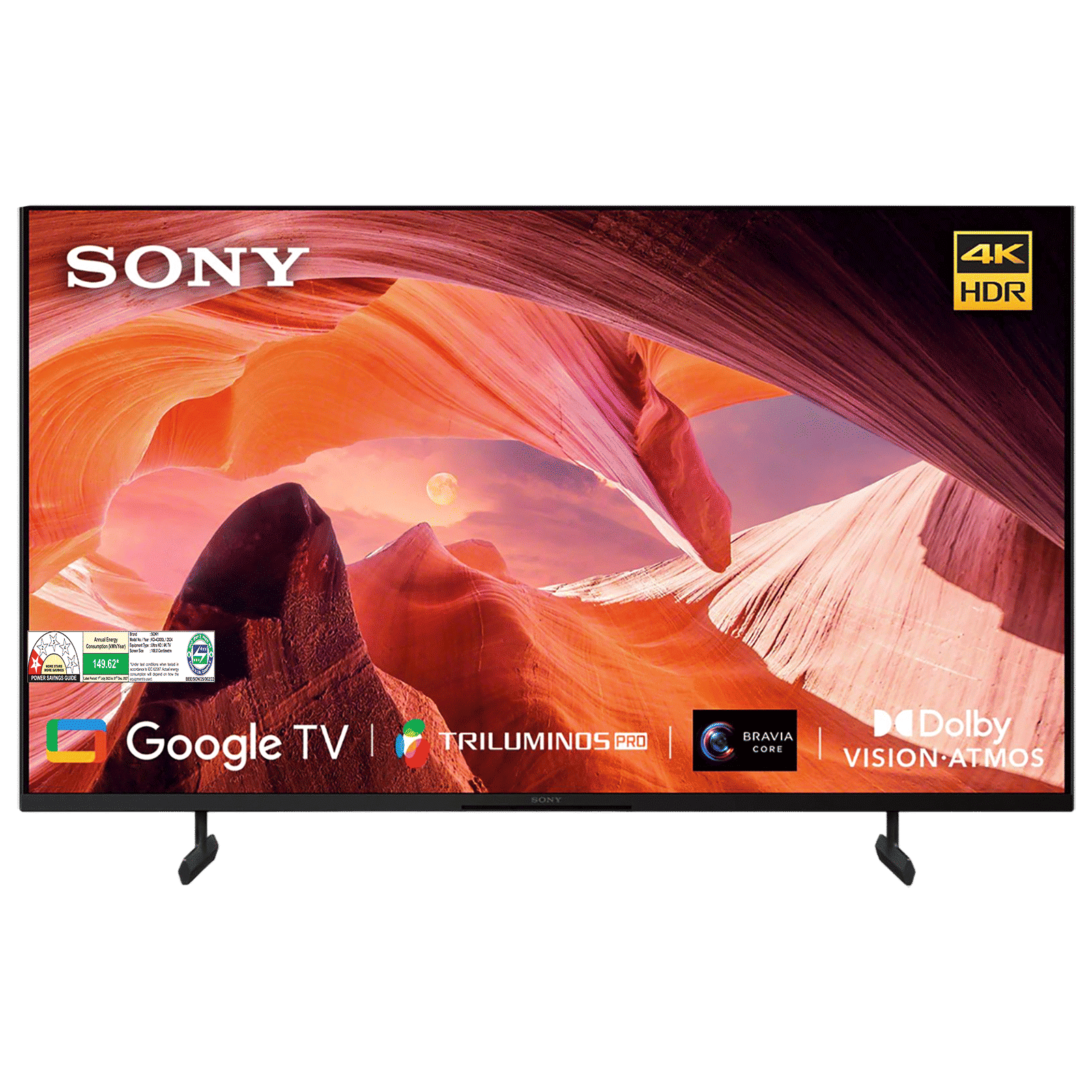 SONY X80L 108 cm (43 inch) 4K Ultra HD LED Google TV with X-Reality PRO (2023 model)_1