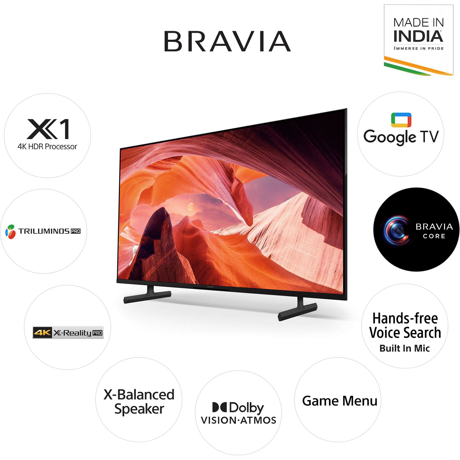 SONY X80L 108 cm (43 inch) 4K Ultra HD LED Google TV with X-Reality PRO (2023 model)_18
