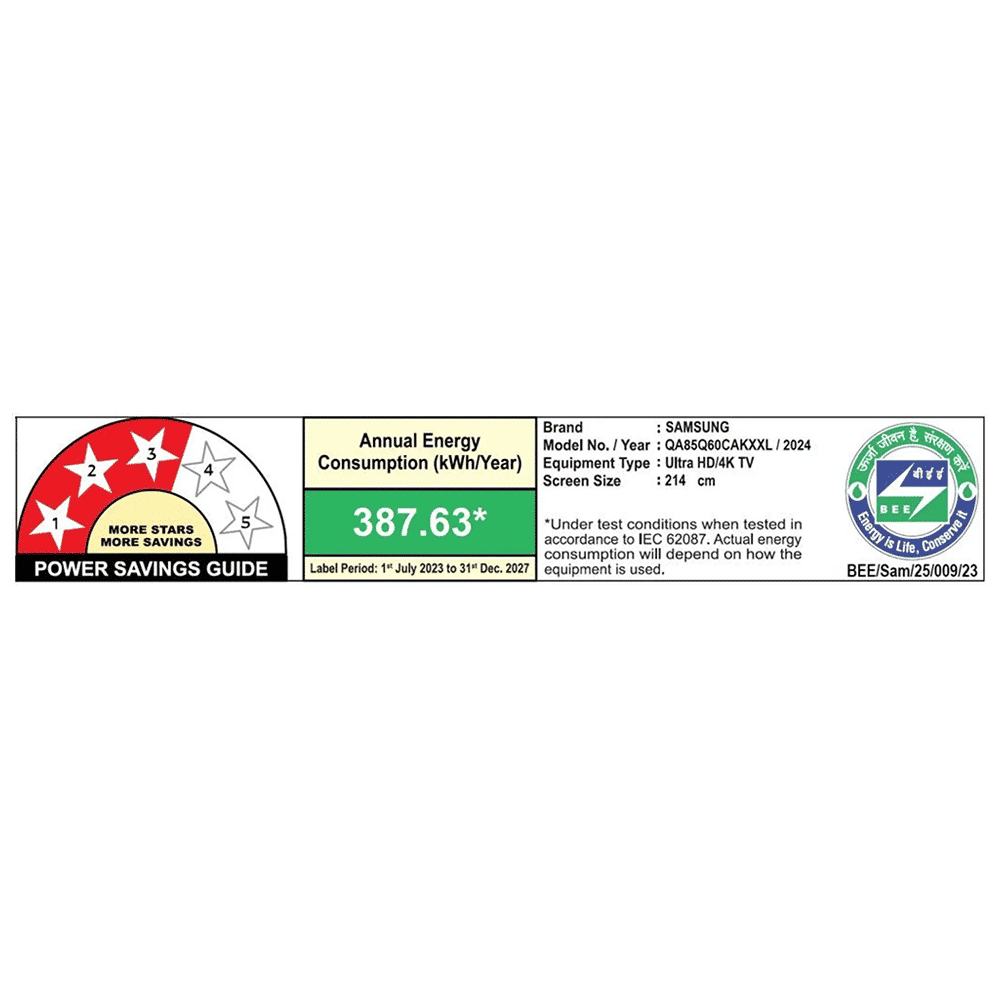 SAMSUNG 6 Series 215 cm (85 inch) QLED 4K Tizen TV with Bezel-less Display SAMSUNG 6 Series 215 cm (85 inch) QLED 4K Tizen TV with Bezel-less Display_2