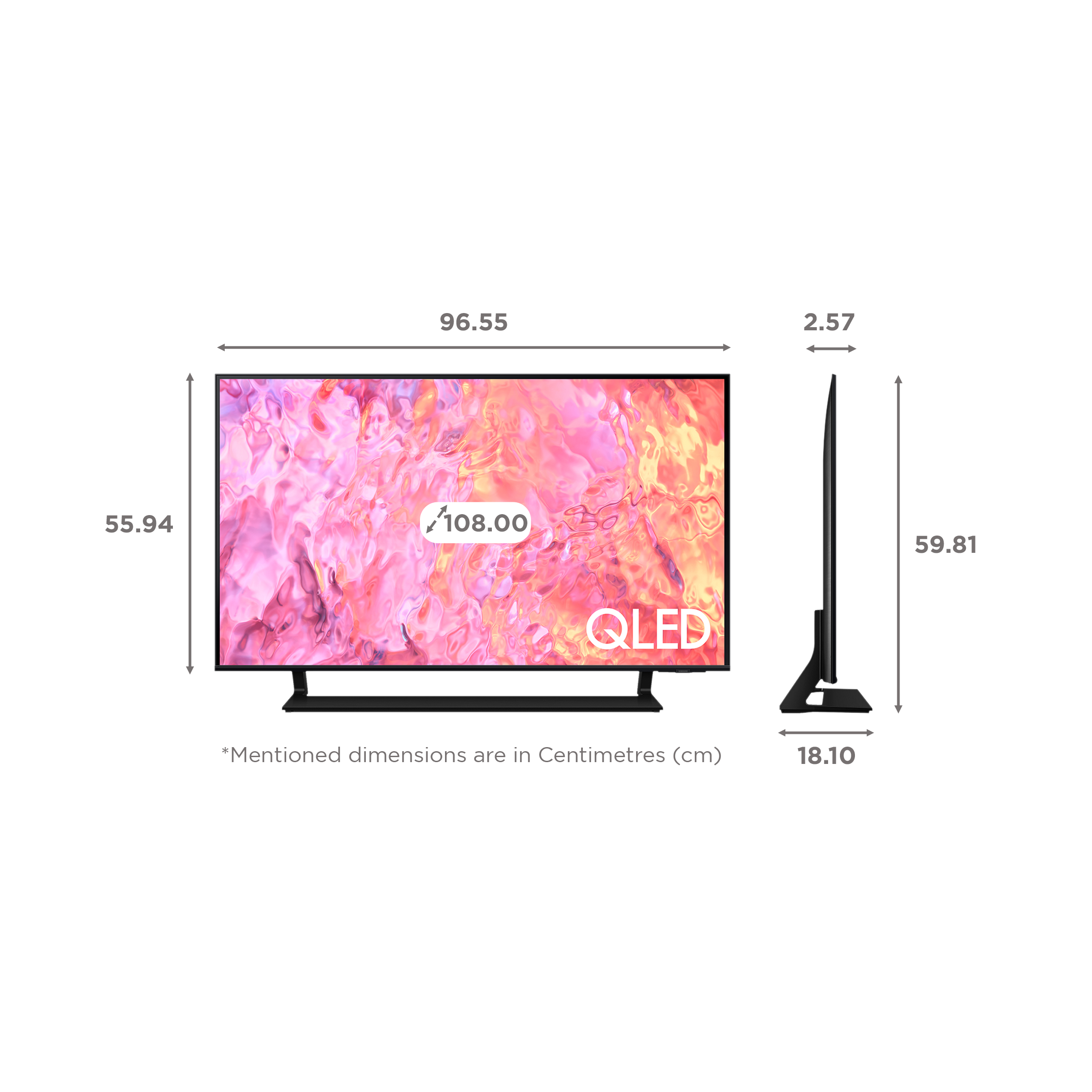 SAMSUNG 6 Series 108 cm (43 inch) QLED 4K Ultra HD Tizen TV with Adaptive Sound_2