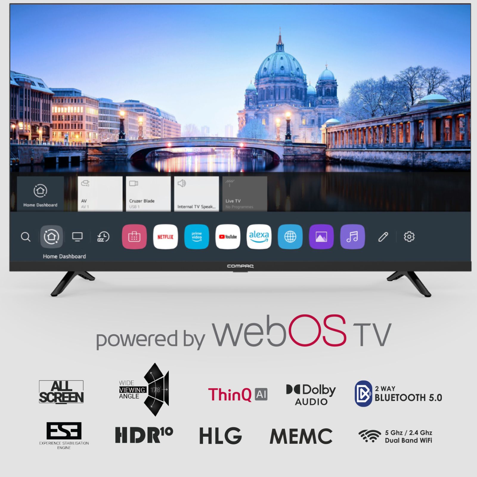 Compaq HUEQ A 80 cm (32 inch) HD Ready Smart webOS TV with Dolby Audio (2022 model)_9