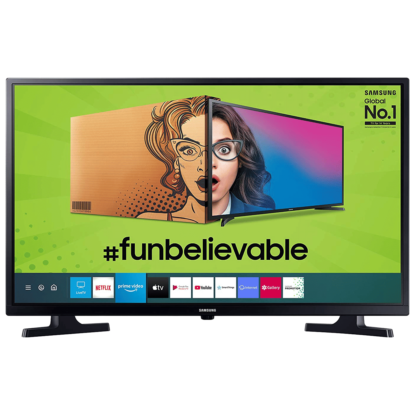 SAMSUNG Series 4 80 cm (32 inch) HD LED Smart Tizen TV with Hyper Real Picture Engine (2020 model)_1