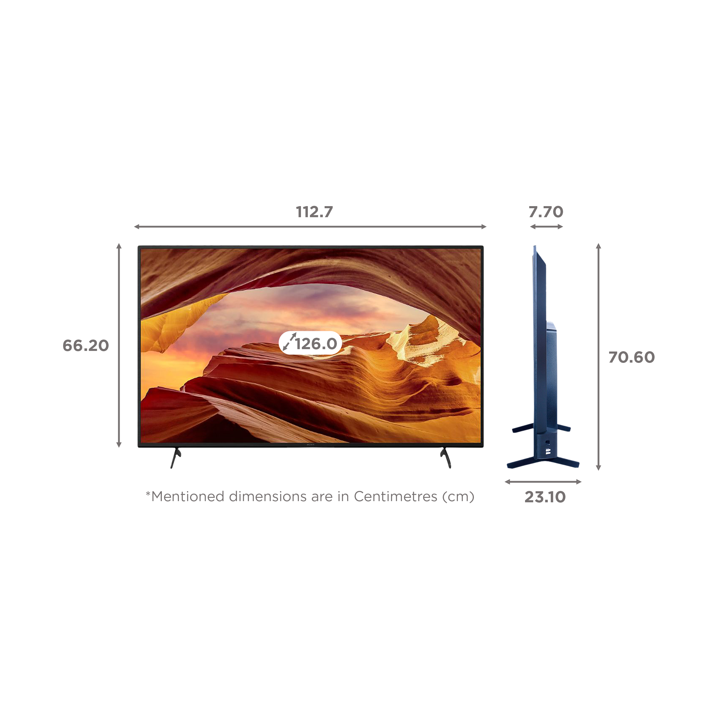 SONY X75L 126 cm (50 inch) 4K Ultra HD LED Google TV with X-Reality PRO (2023 model)_2