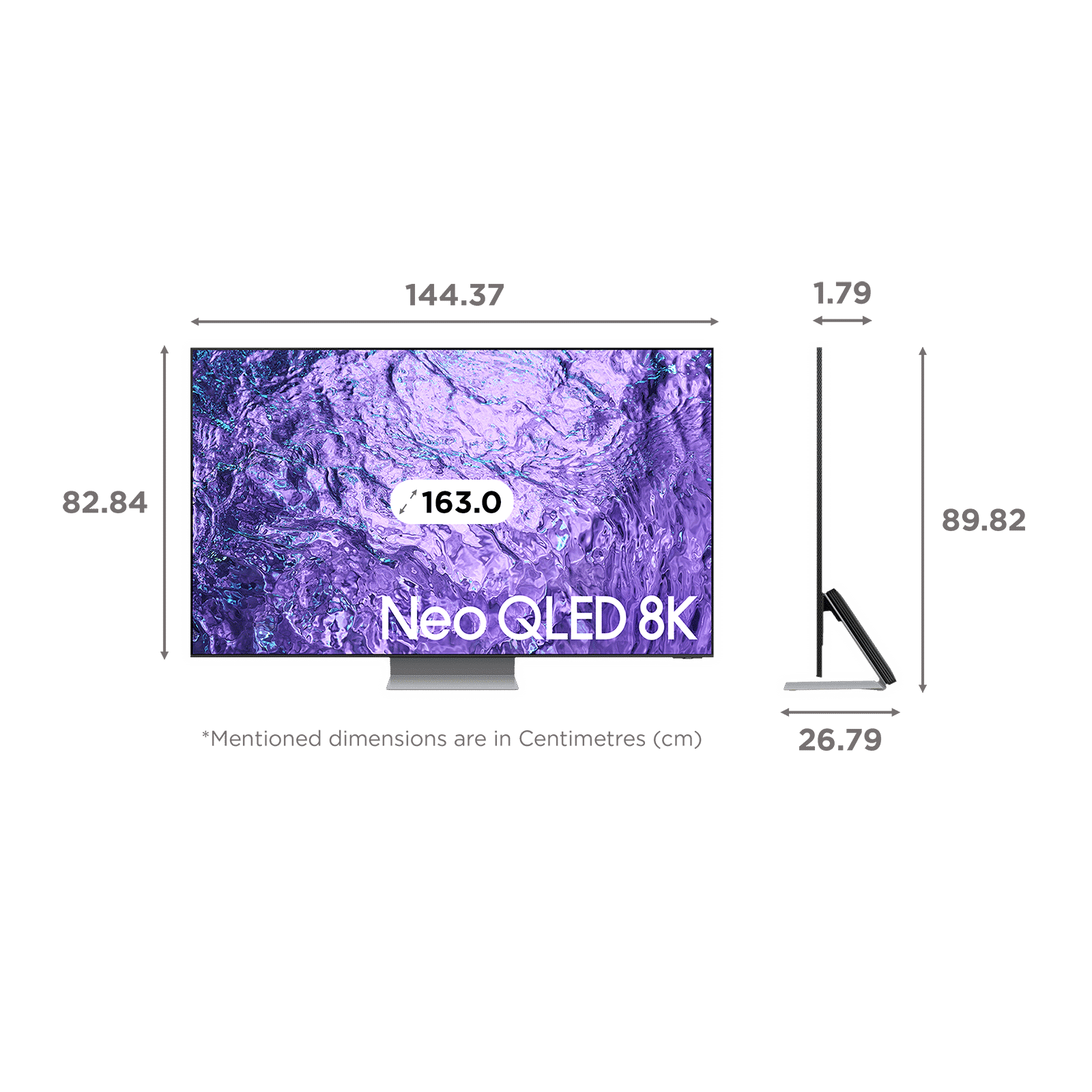 SAMSUNG 163 cm (65 inch) QLED 8K Ultra HD Tizen TV with Neural Quantum Processor SAMSUNG 163 cm (65 inch) QLED 8K Ultra HD Tizen TV with Neural Quantum Processor_2
