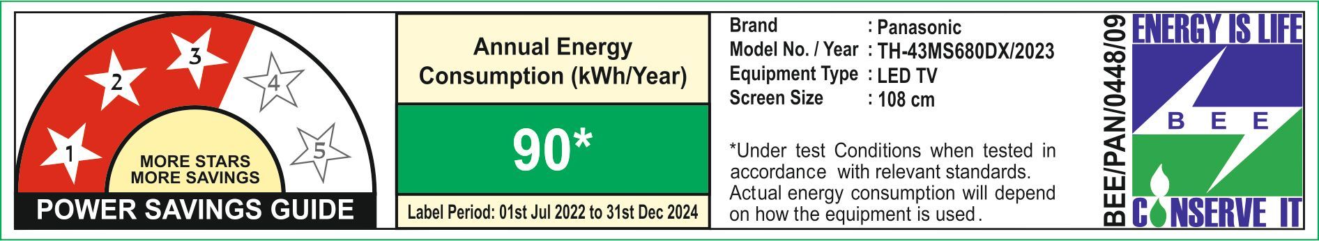 Panasonic MS Series 108 cm (43 inch) Full HD LED Smart Google TV with Dolby Digital Panasonic MS Series 108 cm (43 inch) Full HD LED Smart Google TV with Dolby Digital_4