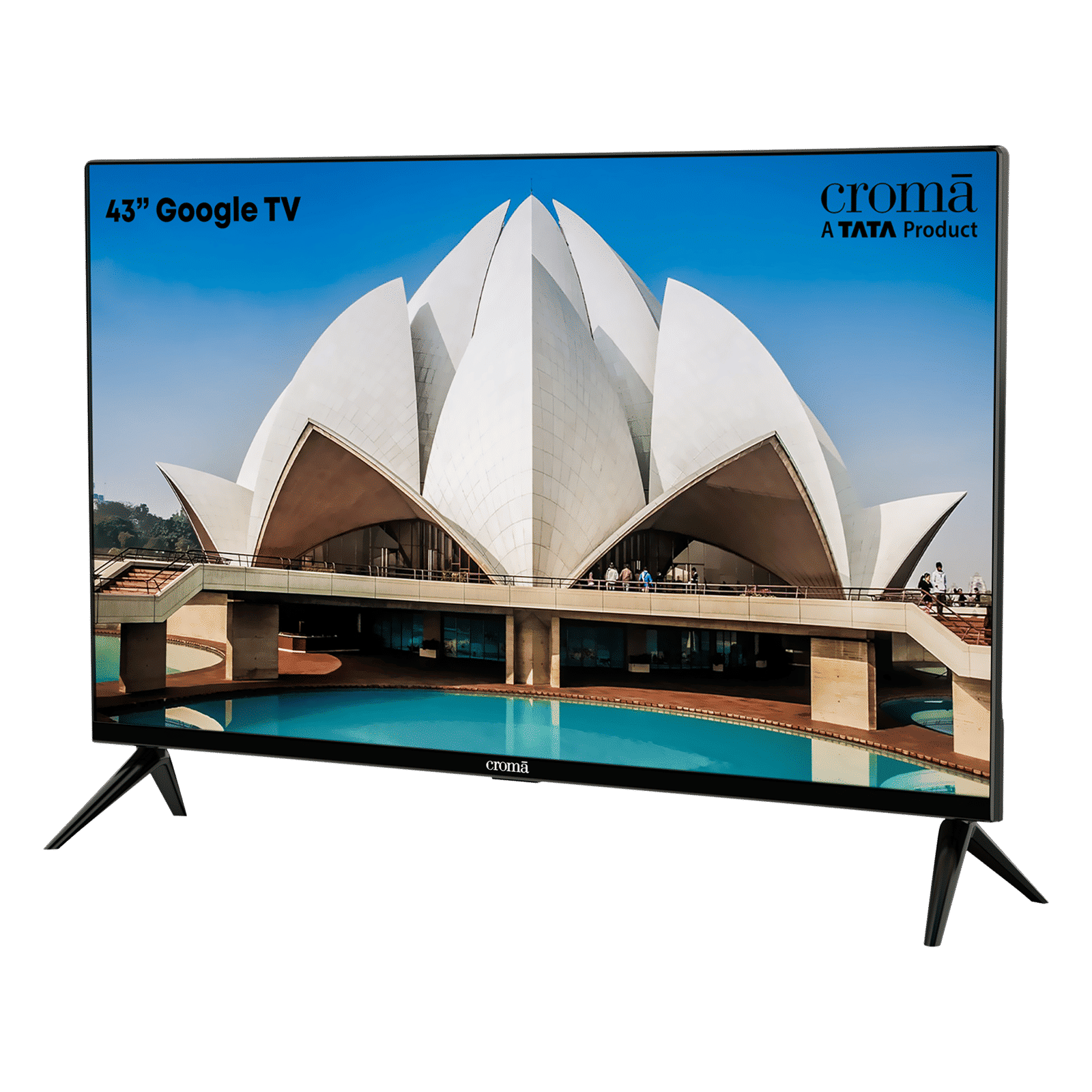 Croma 109 cm (43 inch) Full HD LED Smart Google TV with Bezel Less Display_10