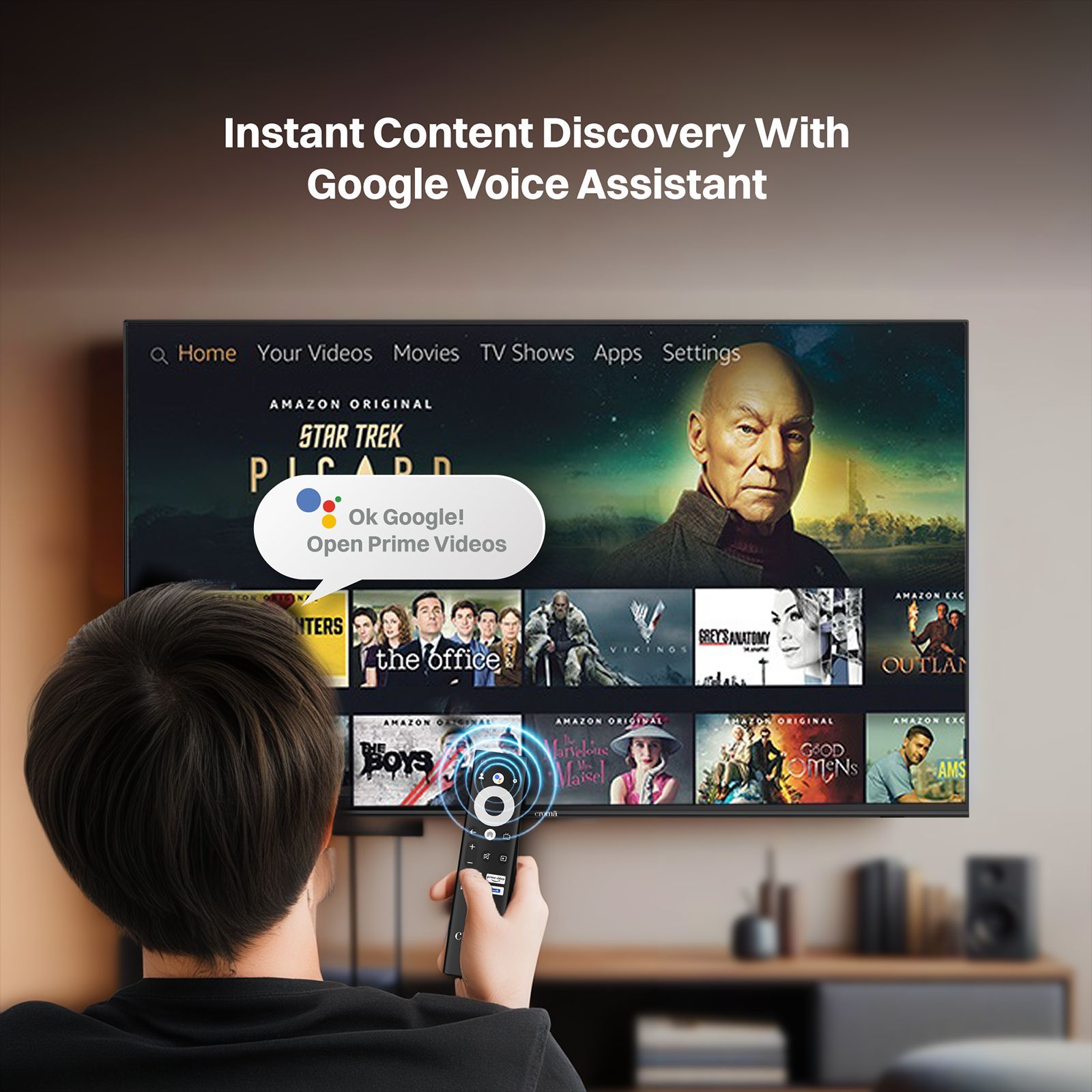 Croma 127 cm (50 inch) 4K Ultra HD LED Google TV with Bezel Less Display_13