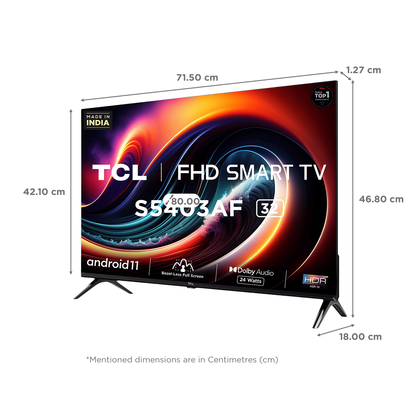 TCL S5403AF 80 cm (32 inch) Full HD LED Smart Android TV with Dolby Audio TCL S5403AF 80 cm (32 inch) Full HD LED Smart Android TV with Dolby Audio_2