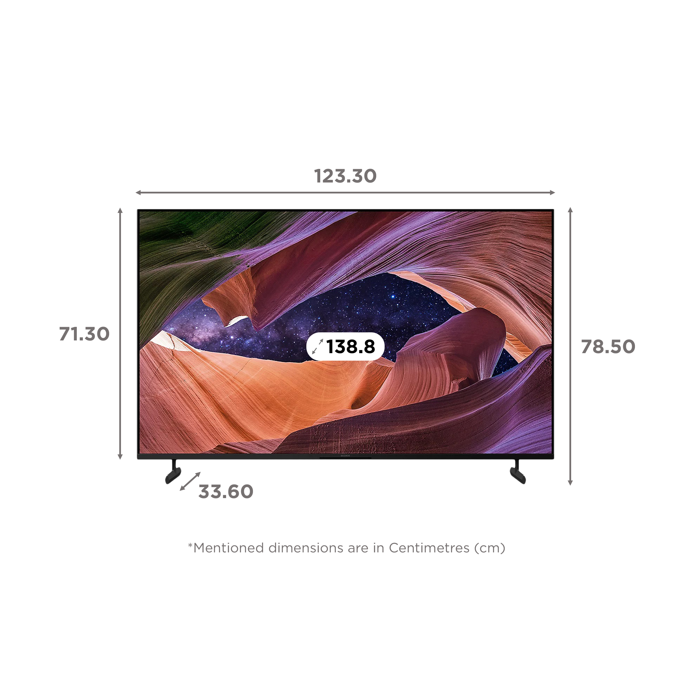 SONY X82L 138.8 cm (55 inch) 4K Ultra HD LED Google TV with Live Colour Technology (2023 model)_2