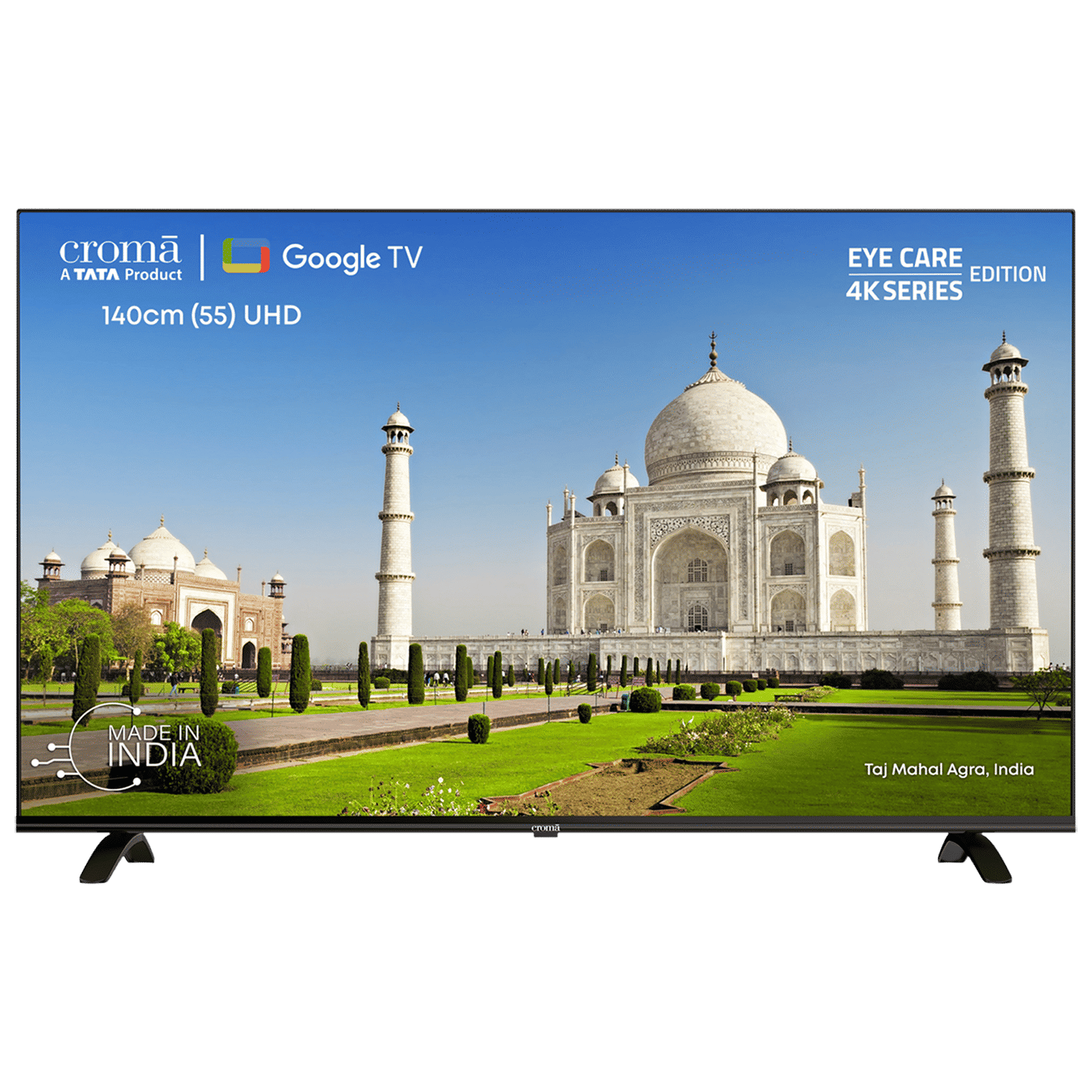 Croma 140 cm (55 inch) 4K Ultra HD LED Google TV with Bezel Less Display_1