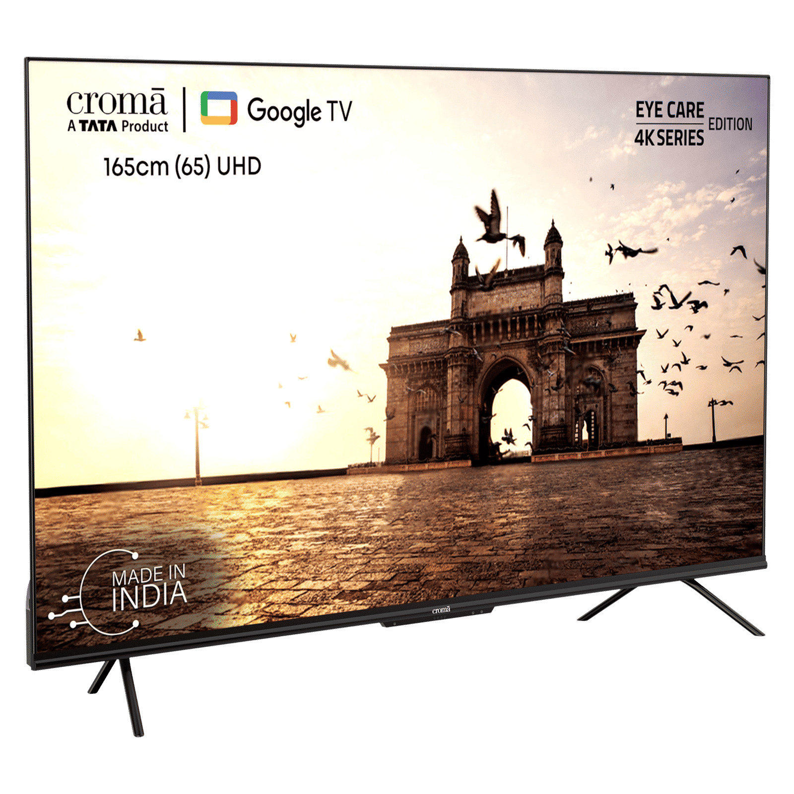 Croma 165 cm (65 inch) 4K Ultra HD LED Google TV with Bezel Less Display_5
