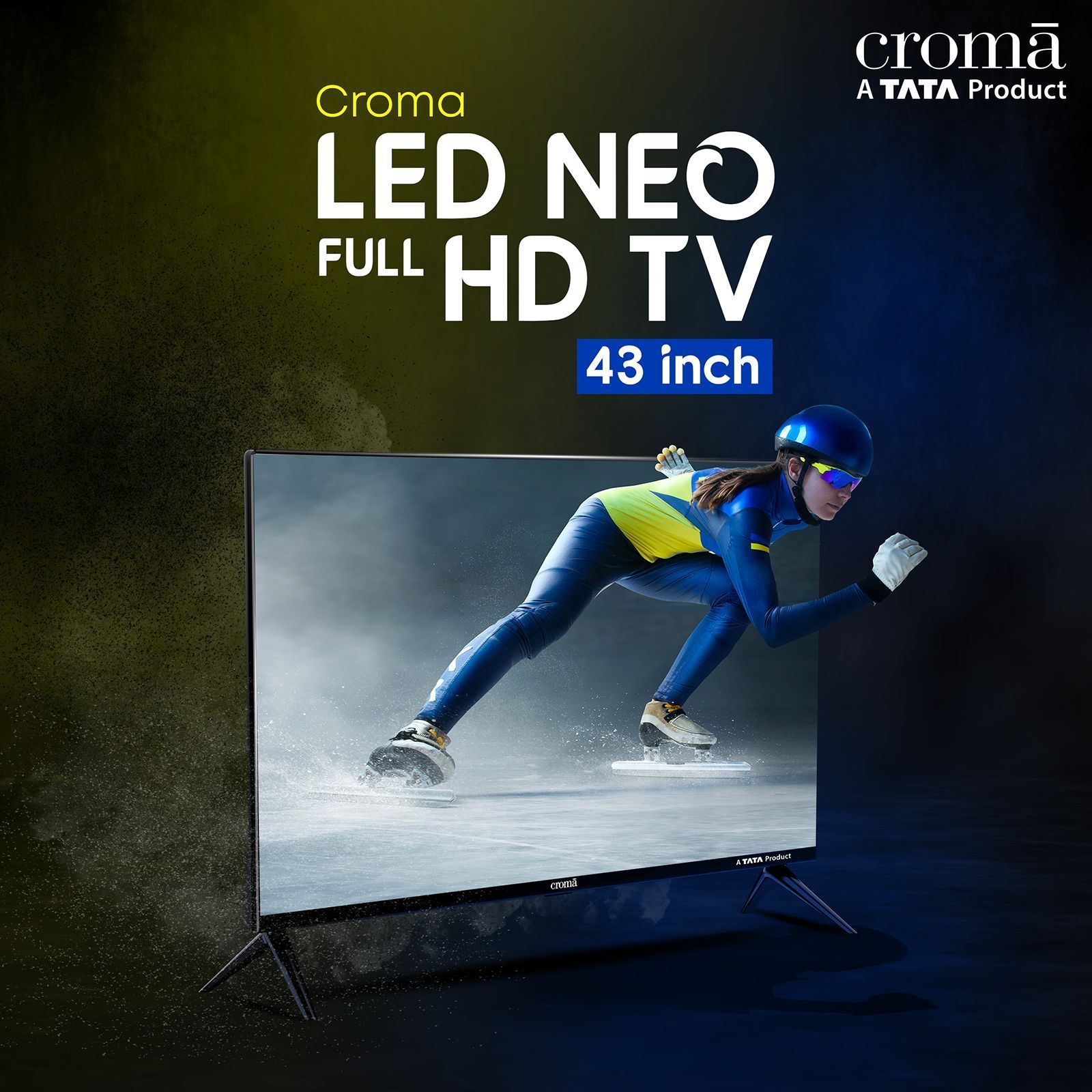 Croma 109 cm (43 inch) Full HD LED Smart Linux TV with Bezel Less Display_5