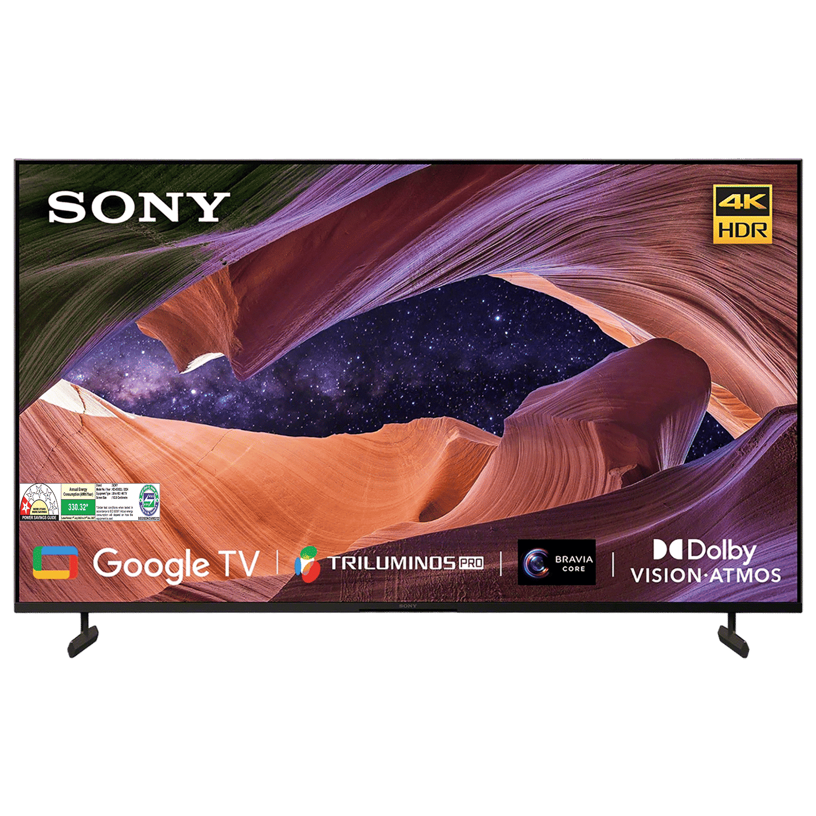 SONY X82L 163.9 cm (65 inch) 4K Ultra HD LED Google TV with Live Colour Technology (2023 model)_1