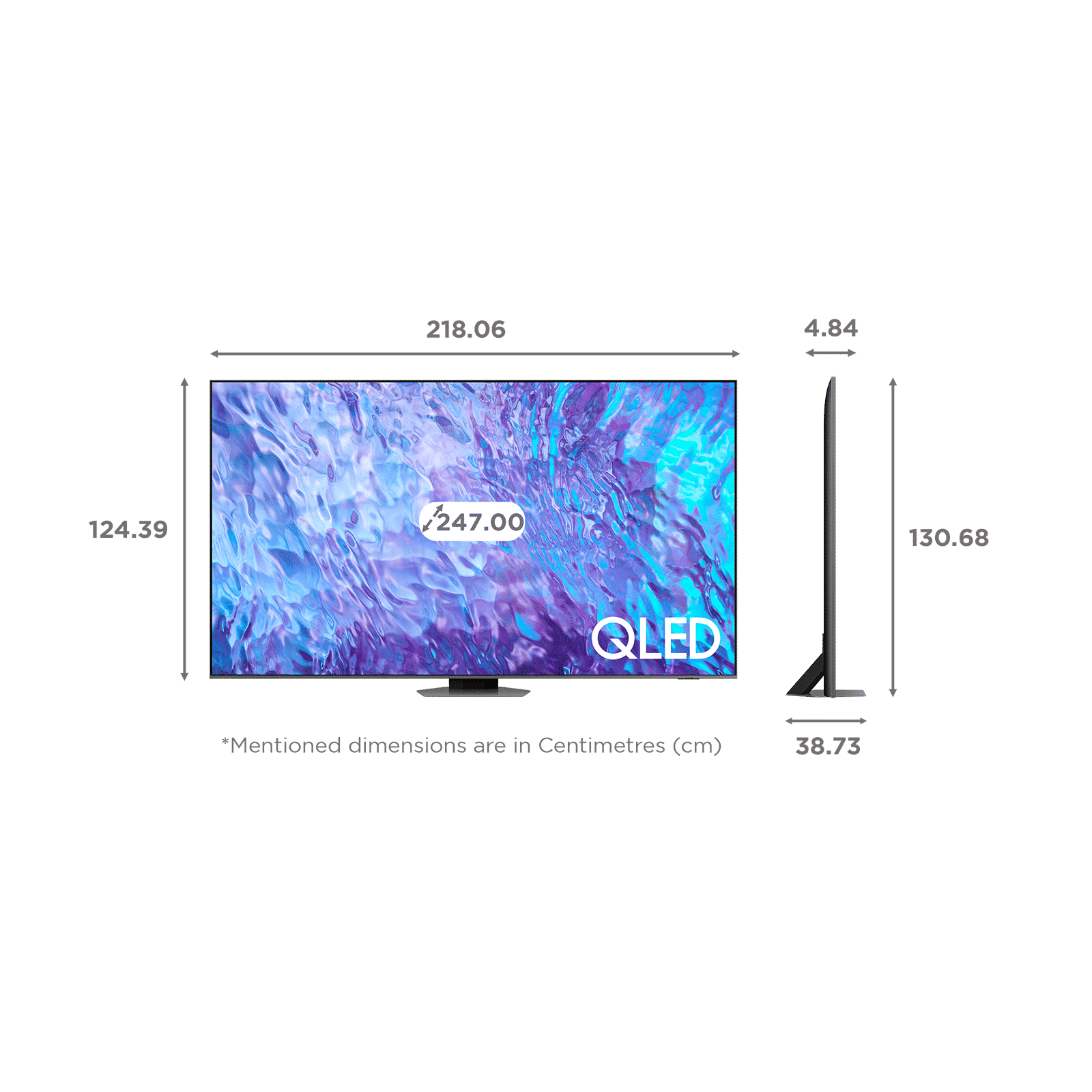 SAMSUNG 8 Series 247 cm (98 inch) QLED 4K Ultra HD Tizen TV with Dolby Atmos_2