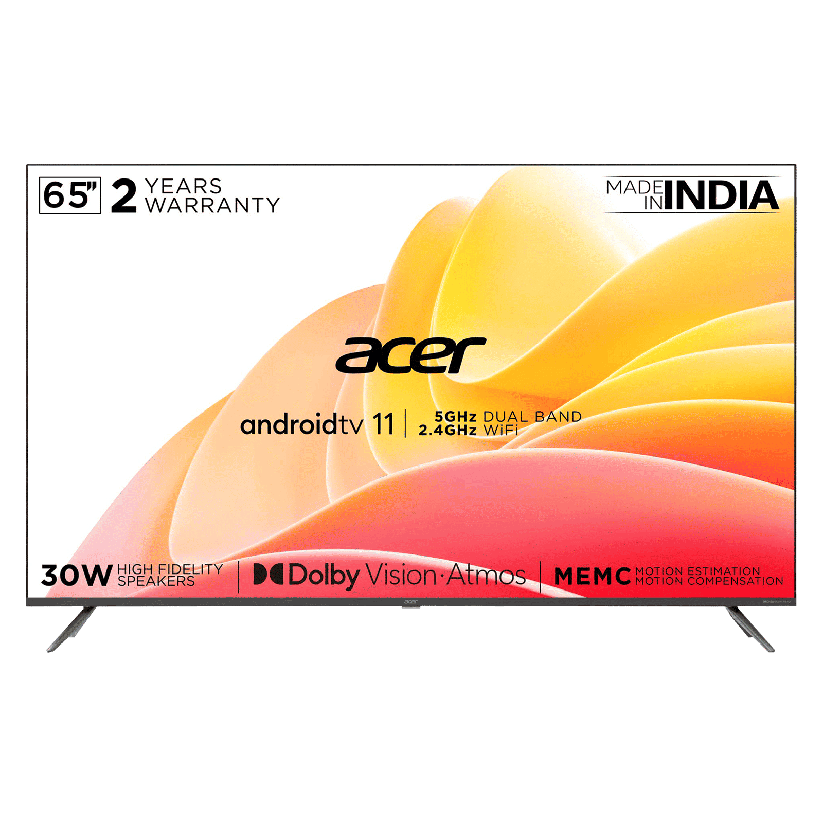 acer I Series 165 cm (65 inch) 4K Ultra HD LED Android TV with Dolby Vision (2023 model) acer I Series 165 cm (65 inch) 4K Ultra HD LED Android TV with Dolby Vision (2023 model)_1