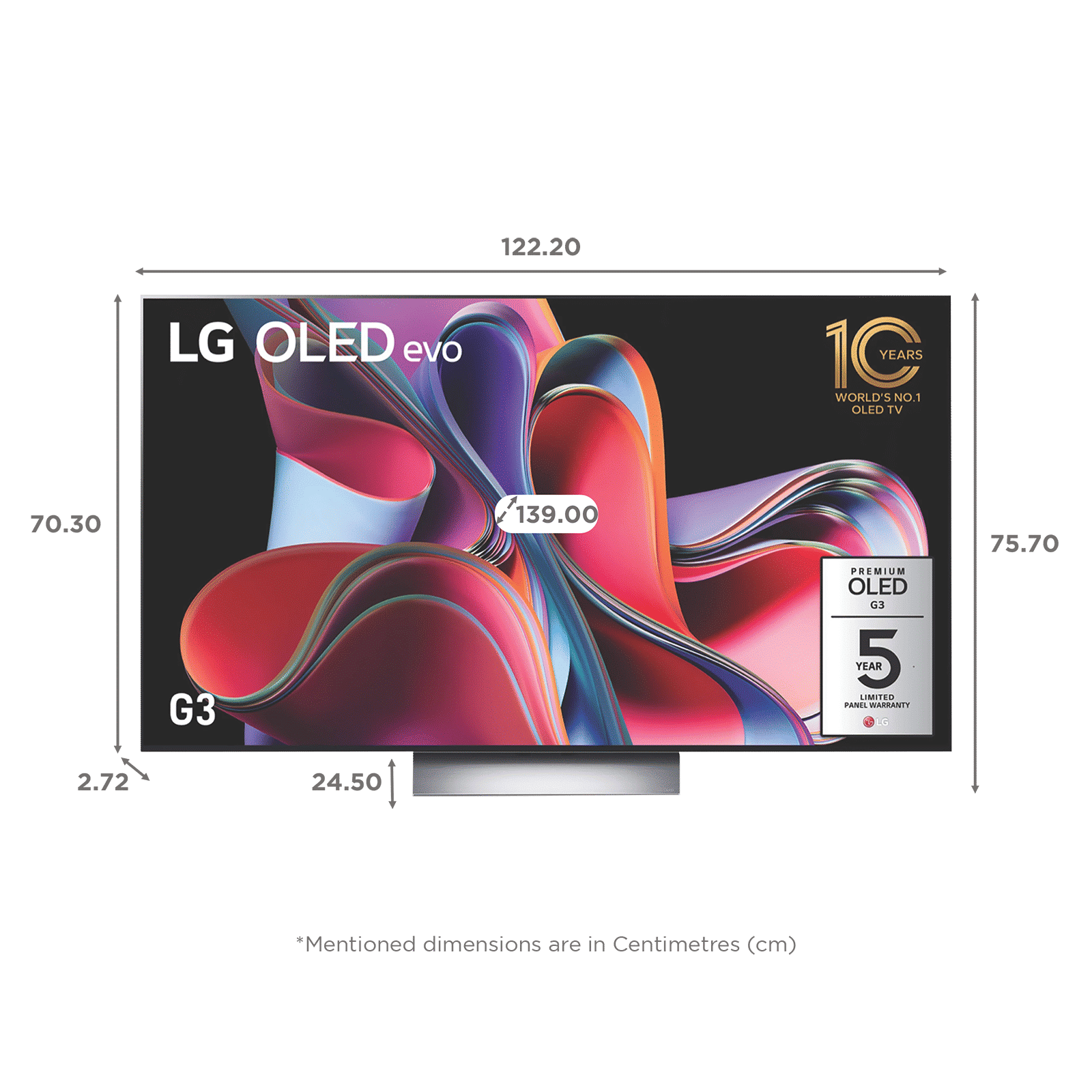 LG G3 139 cm (55 inch) OLED 4K Ultra HD WebOS TV with Dolby Vision and Dolby Atmos (2023 model) LG G3 139 cm (55 inch) OLED 4K Ultra HD WebOS TV with Dolby Vision and Dolby Atmos (2023 model)_2