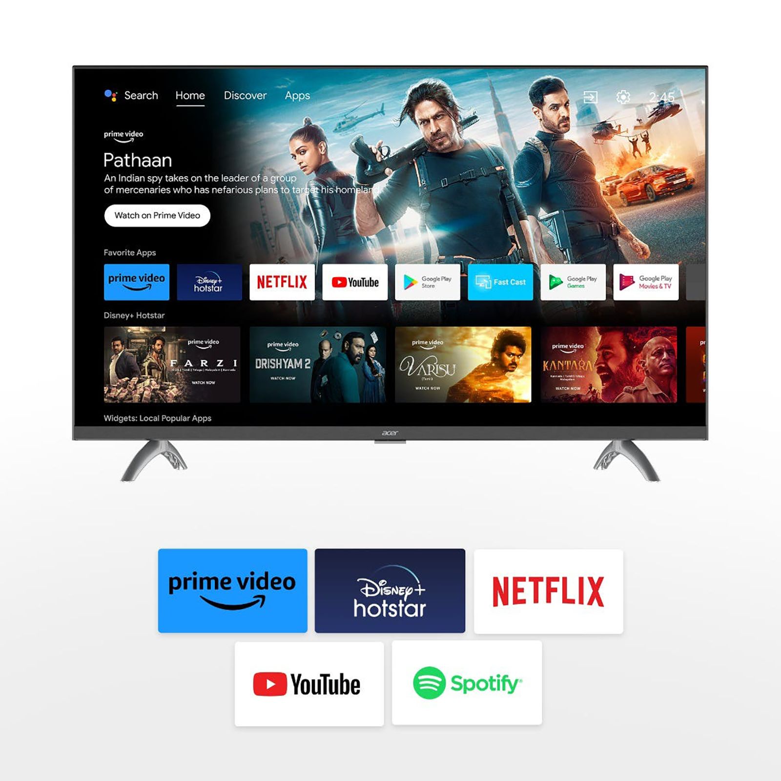 acer I Series 100 cm (40 inch) Full HD LED Smart Google TV with Dolby Audio (2023 model)_13