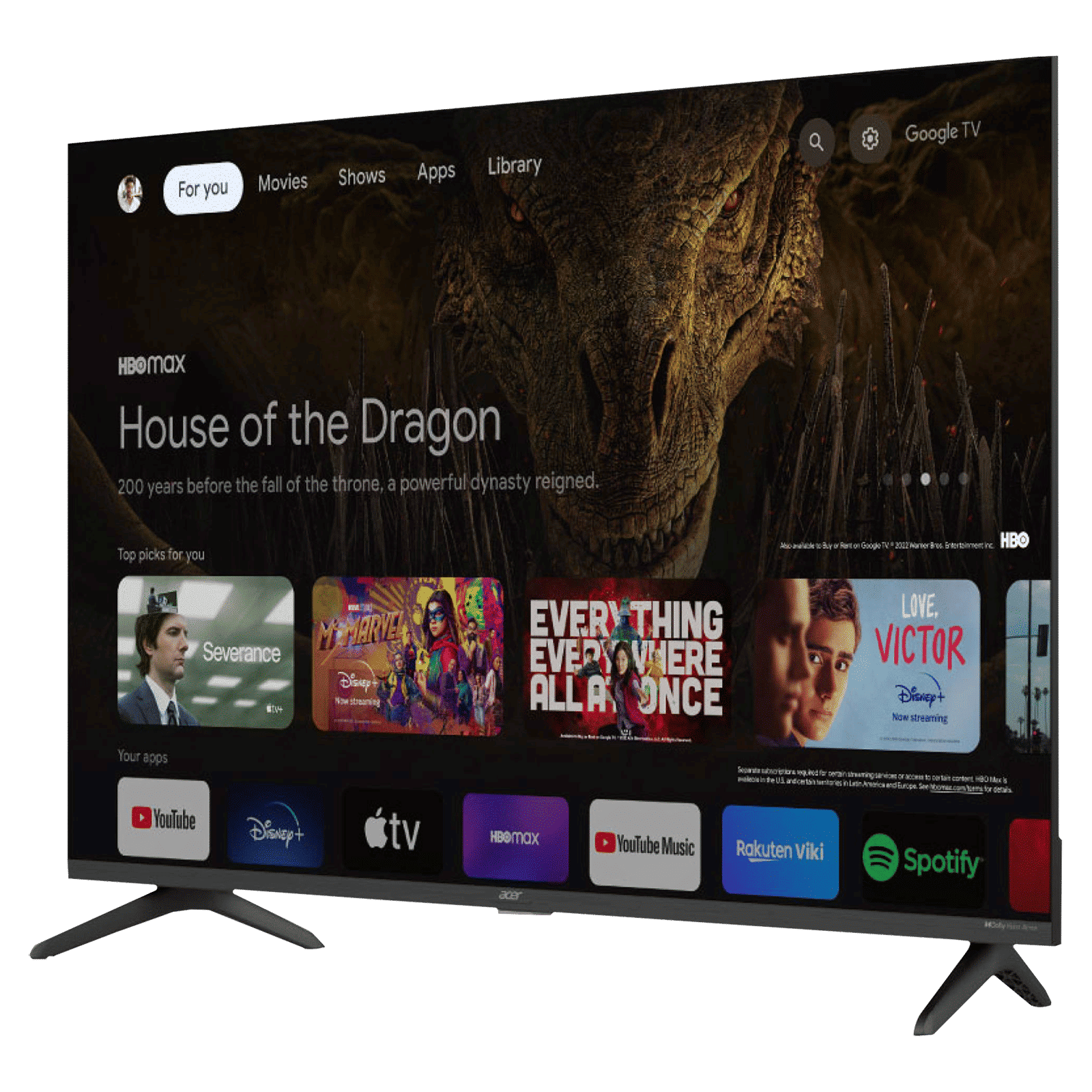 acer Advanced I Series 109 cm (43 inch) 4K Ultra HD LED Google TV with Dolby Vision & Dolby Audio (2023 model) acer Advanced I Series 109 cm (43 inch) 4K Ultra HD LED Google TV with Dolby Vision & Dolby Audio (2023 model)_8
