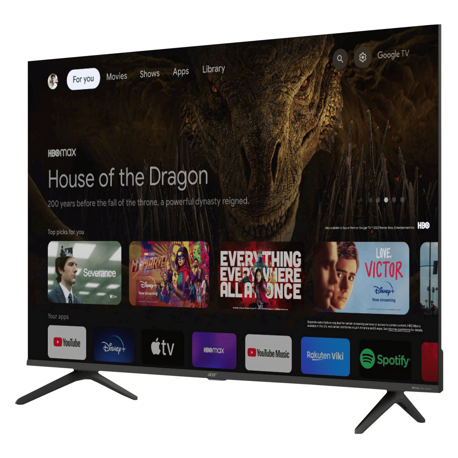 acer Advanced I Series 139 cm (55 inch) 4K Ultra HD LED Google TV with Dolby Vision and Dolby Audio (2023 model)_5