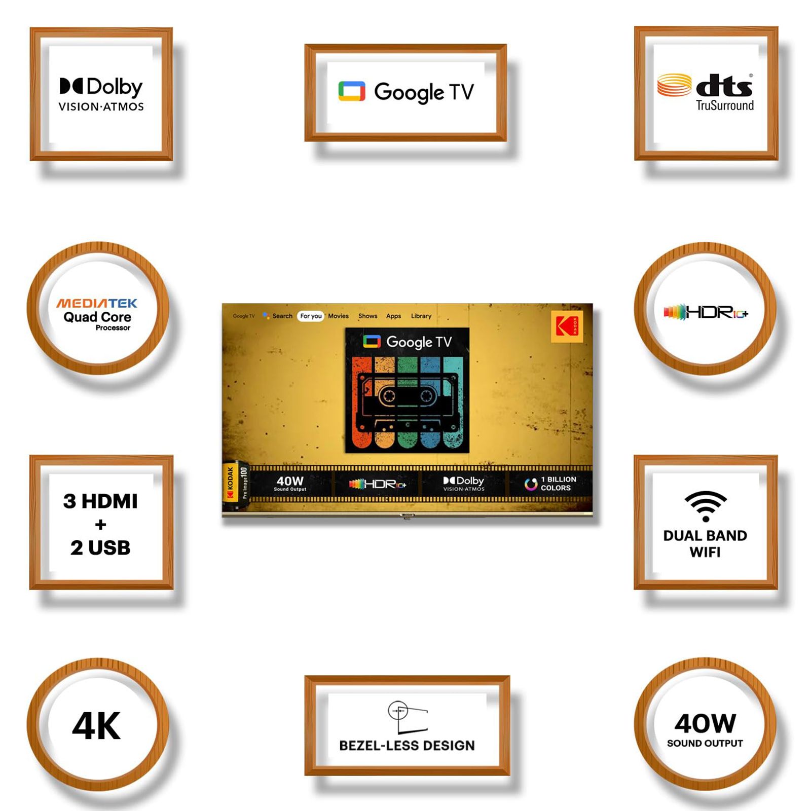 KODAK CA-Pro 165 cm (65 inch) 4K Ultra HD LED Google TV with Dolby Vision and Dolby Atmos_10