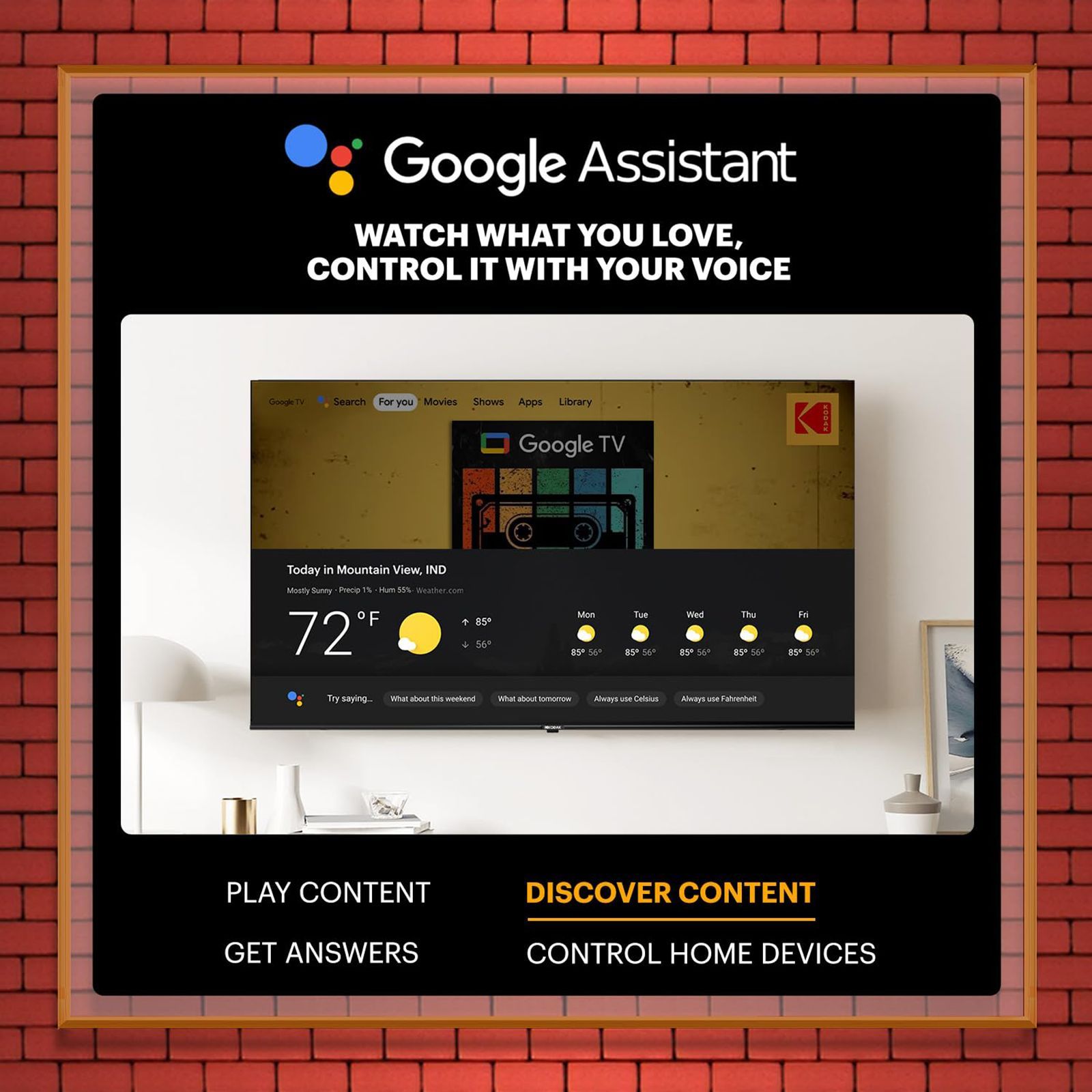 KODAK CA-Pro 165 cm (65 inch) 4K Ultra HD LED Google TV with Dolby Vision and Dolby Atmos_12