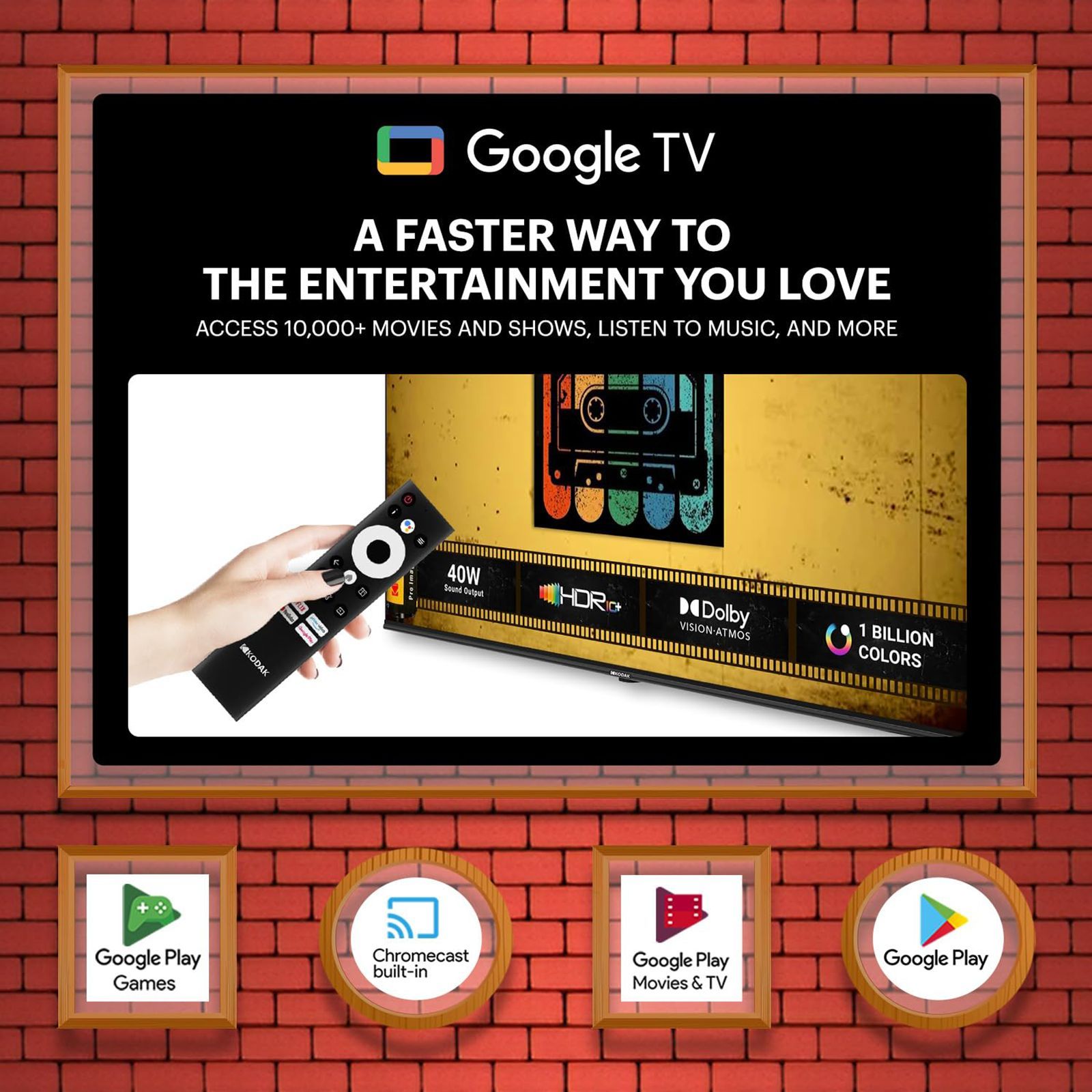 KODAK CA-Pro 165 cm (65 inch) 4K Ultra HD LED Google TV with Dolby Vision and Dolby Atmos_15