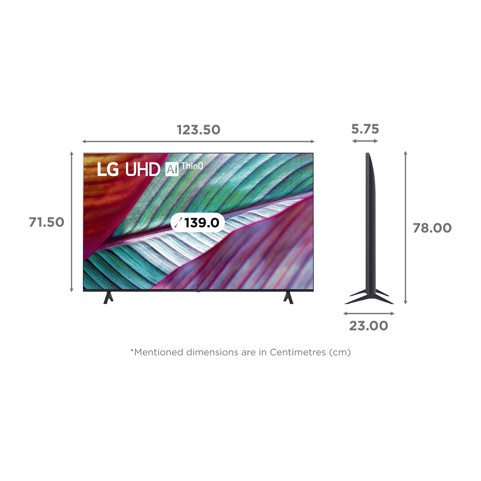 LG UR75 139 cm (55 inch) 4K Ultra HD LED WebOS TV with Gen5 AI Processor 4K LG UR75 139 cm (55 inch) 4K Ultra HD LED WebOS TV with Gen5 AI Processor 4K_2