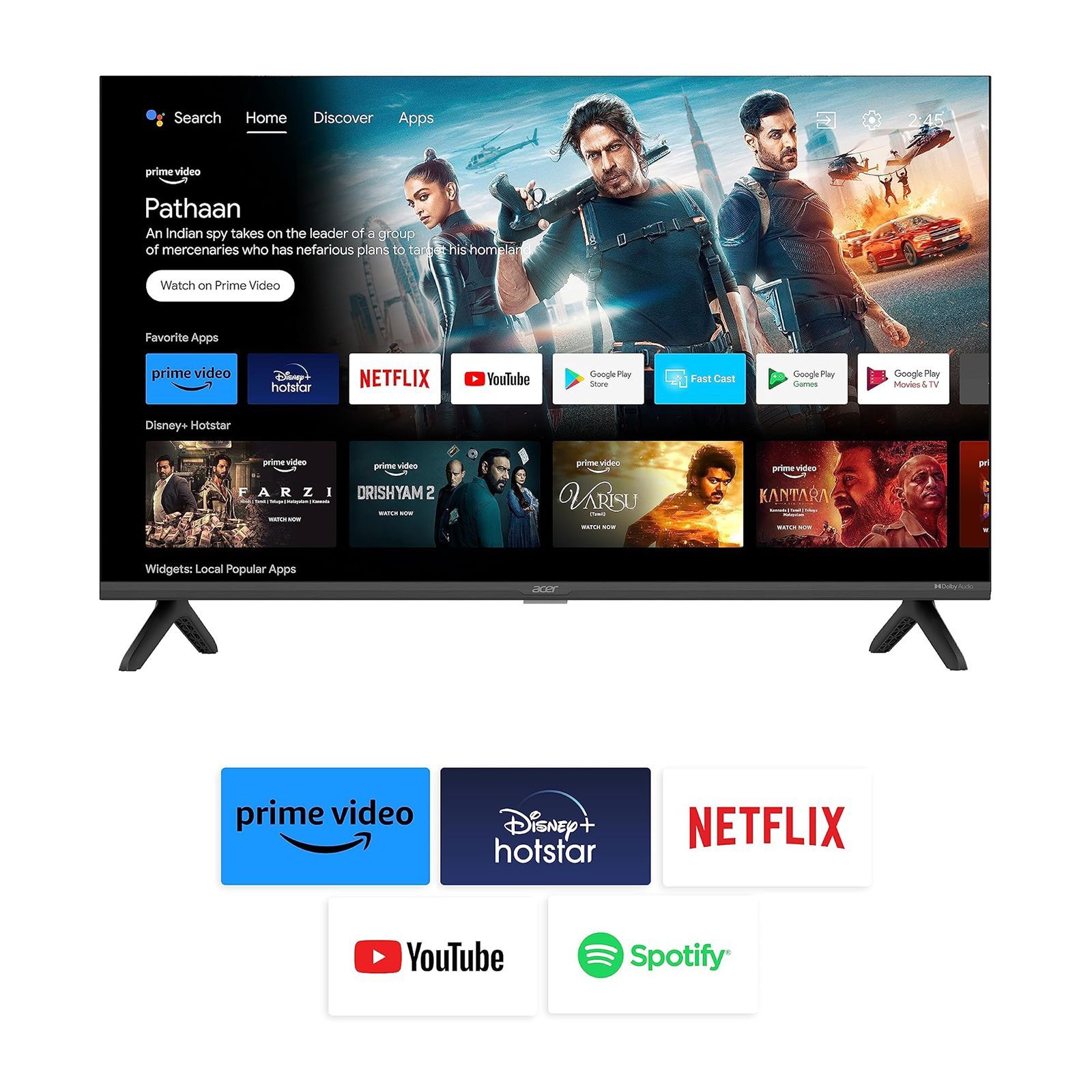 acer Advanced I Series 109 cm (43 inch) Full HD LED Smart Google TV with 30W Dolby Audio (2023 model)_10