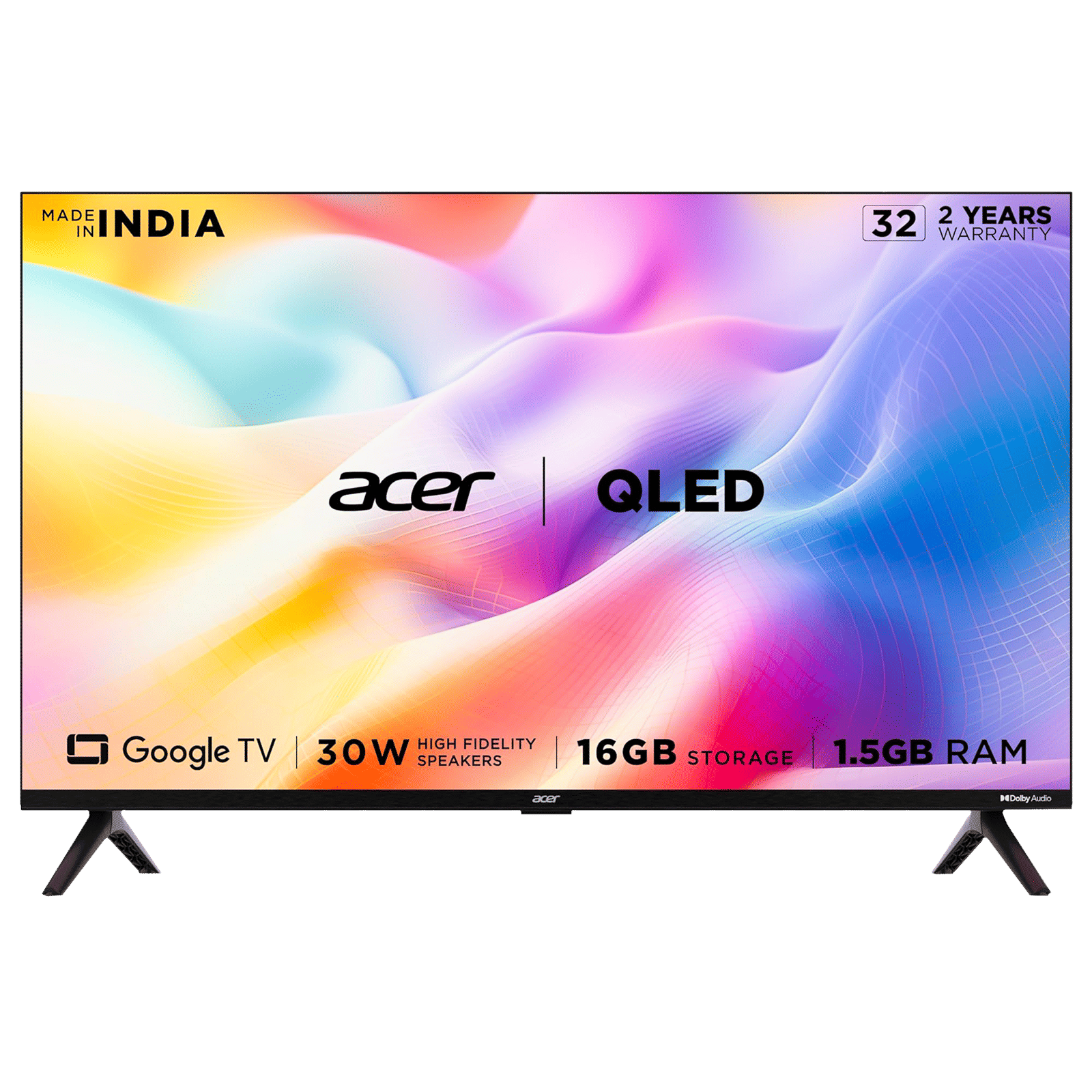 acer V Series 80 cm (32 inch) HD Ready Smart Google TV with 30W Dolby Audio (2023 model)_1