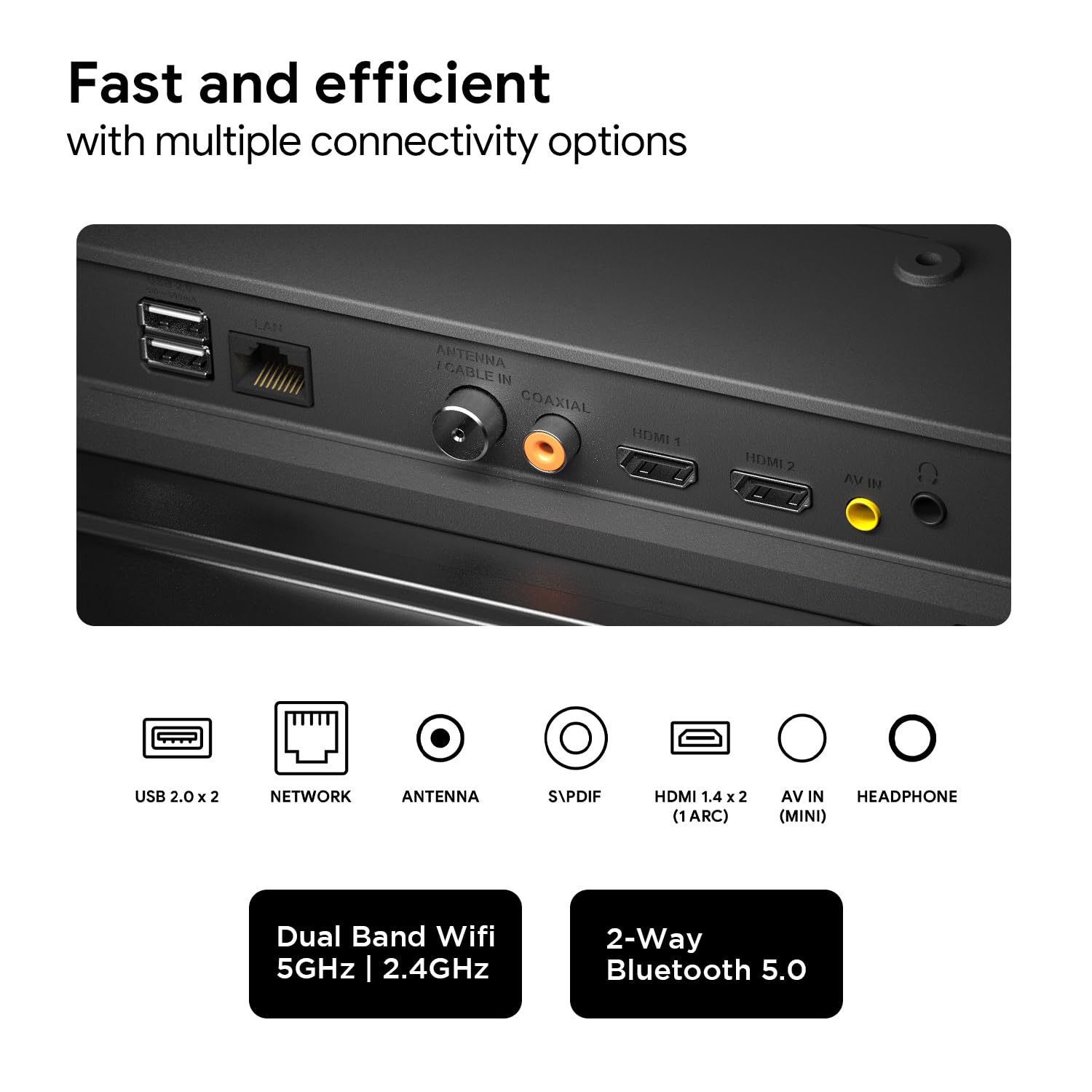 acer V Series 80 cm (32 inch) HD Ready Smart Google TV with 30W Dolby Audio (2023 model)_9