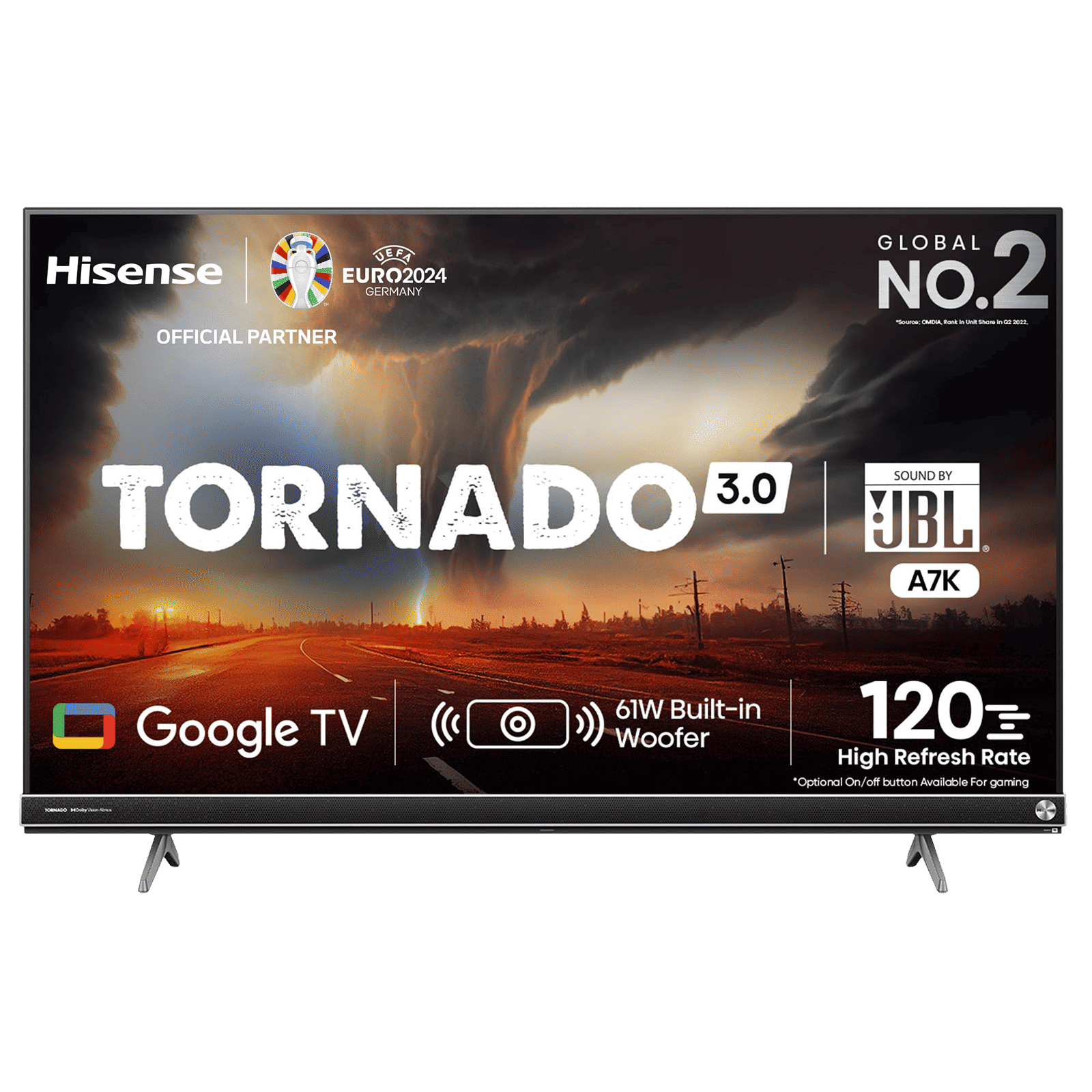 Hisense A7K 165 cm (65 inch) 4K Ultra HD LED Google TV with Dolby Vision and Dolby Atmos_1