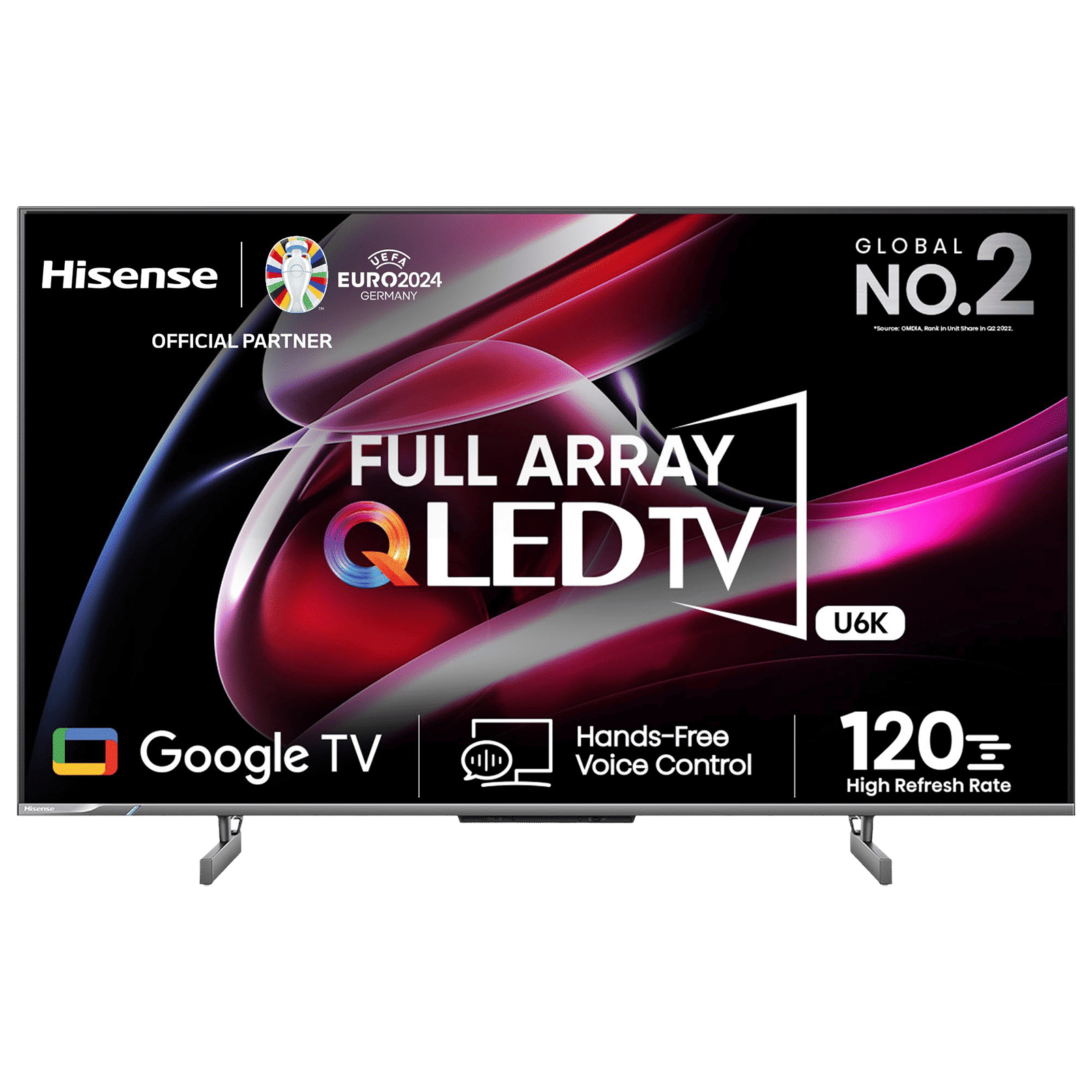 Hisense U6K 164 cm (65 inch) QLED 4K Ultra HD Google TV with Dolby Vision and Dolby Atmos (2023 model) Hisense U6K 164 cm (65 inch) QLED 4K Ultra HD Google TV with Dolby Vision and Dolby Atmos (2023 model)_1