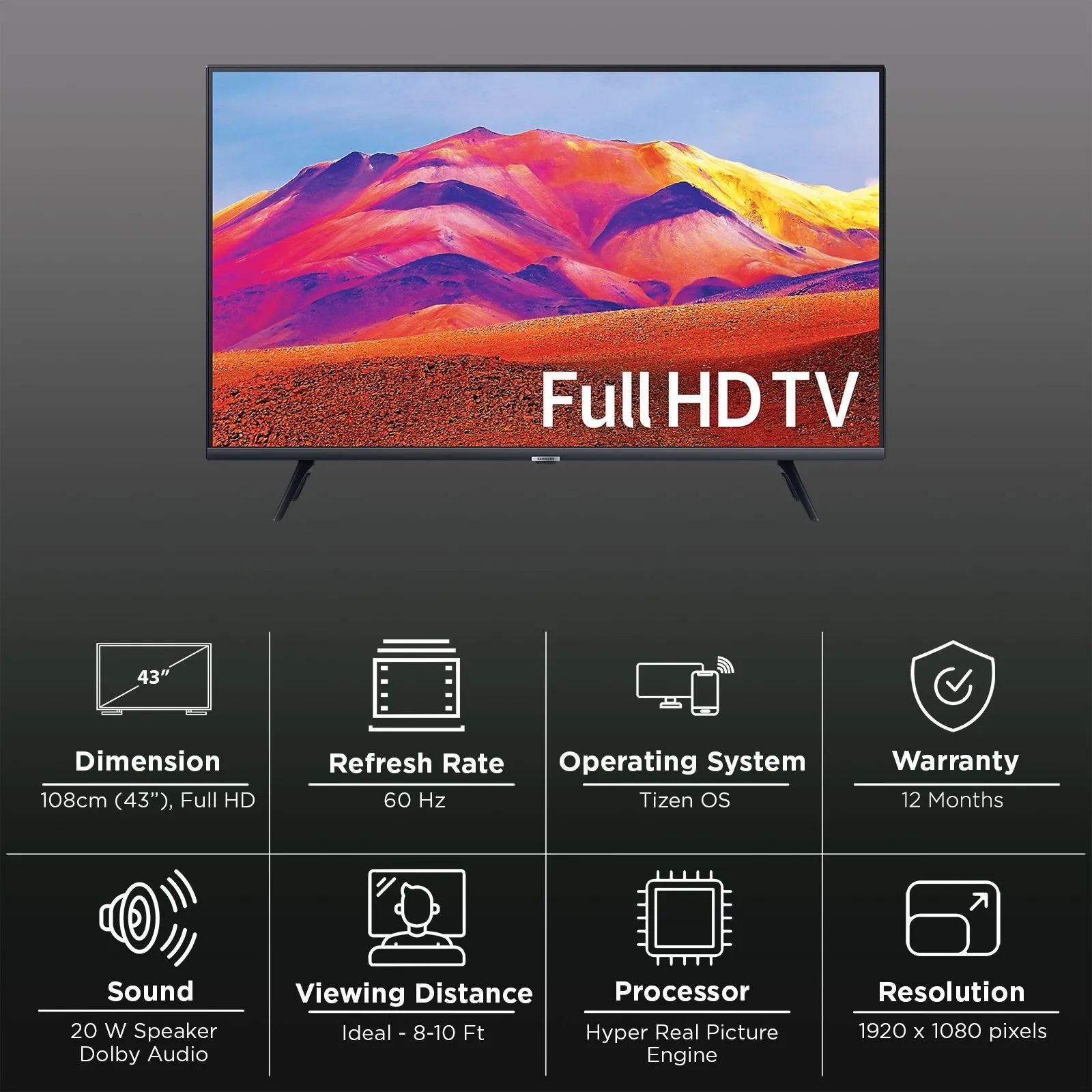SAMSUNG Series 5 109 cm (43 inch) Full HD LED Smart Tizen TV with Dolby Digital Plus (2023 model) SAMSUNG Series 5 109 cm (43 inch) Full HD LED Smart Tizen TV with Dolby Digital Plus (2023 model)_3